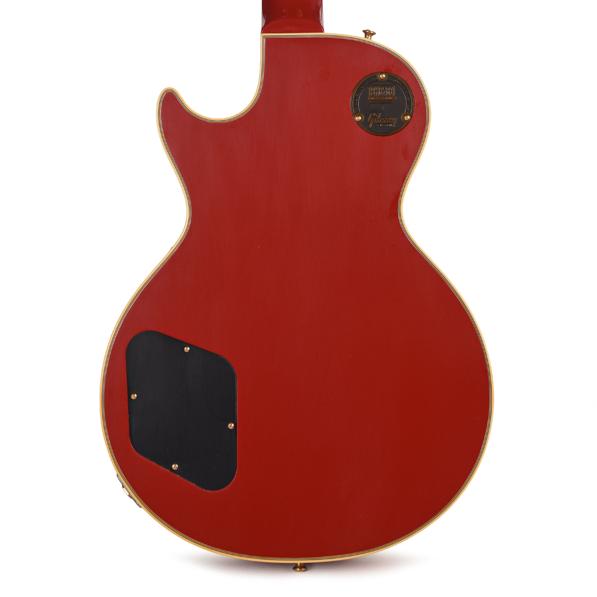 Gibson Custom Shop 1957 Les Paul Custom Heavy Antique Cardinal Red VOS w/60 V2 Neck Electric Guitars / Solid Body