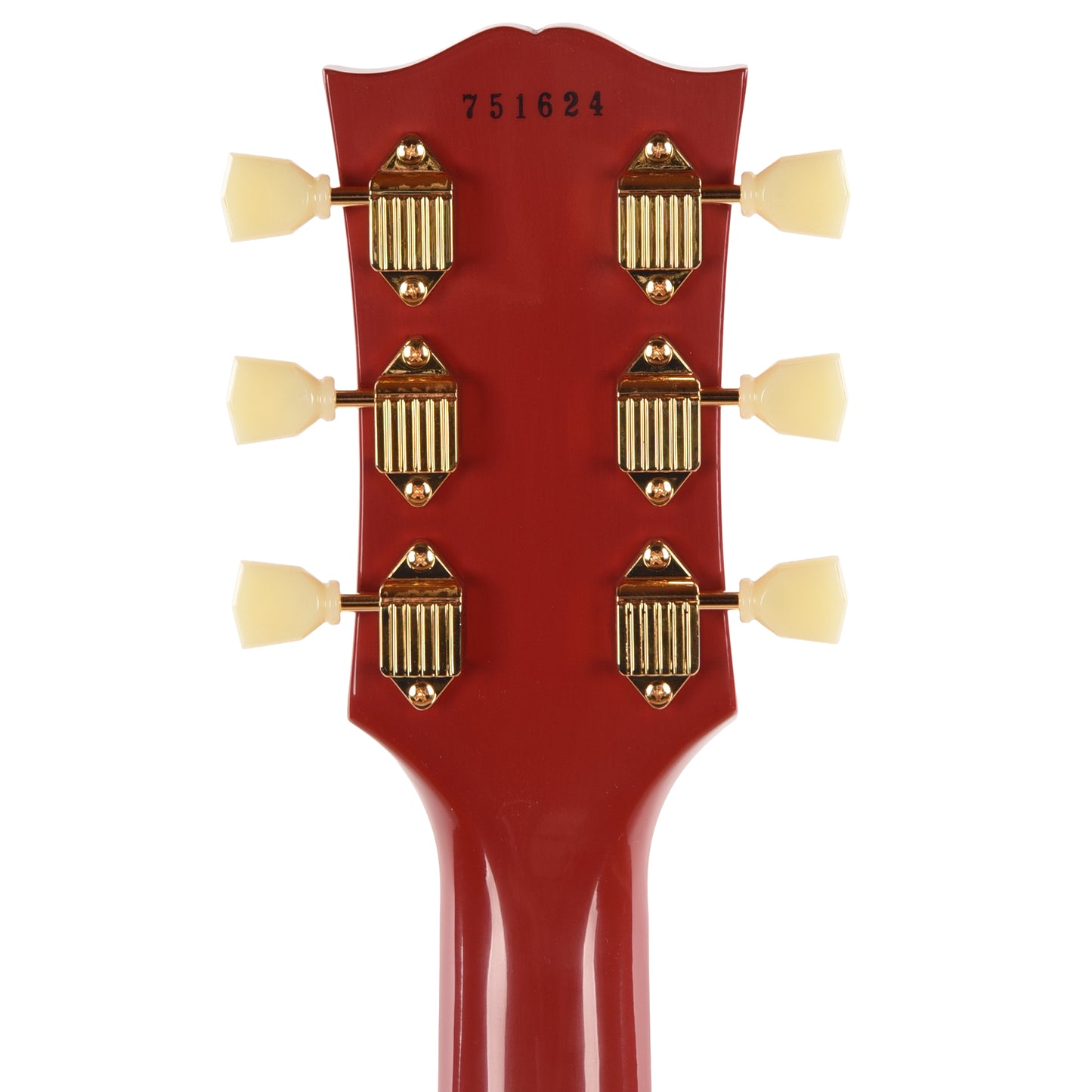 Gibson Custom Shop 1957 Les Paul Custom LEFTY Heavy Antique Cardinal Red VOS w/60 V2 Neck Electric Guitars / Solid Body