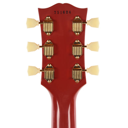 Gibson Custom Shop 1957 Les Paul Custom LEFTY Heavy Antique Cardinal Red VOS w/60 V2 Neck Electric Guitars / Solid Body