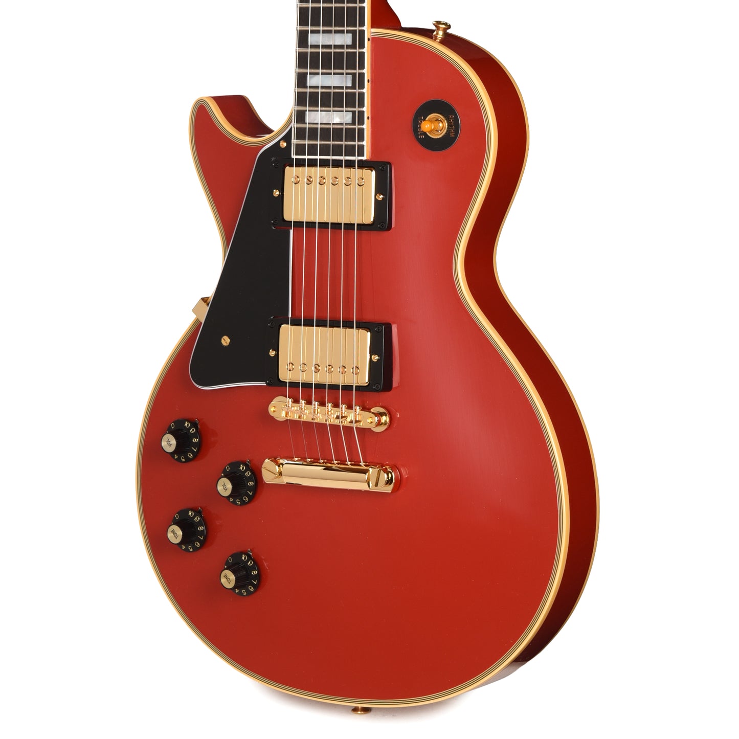 Gibson Custom Shop 1957 Les Paul Custom LEFTY Heavy Antique Cardinal Red VOS w/60 V2 Neck Electric Guitars / Solid Body