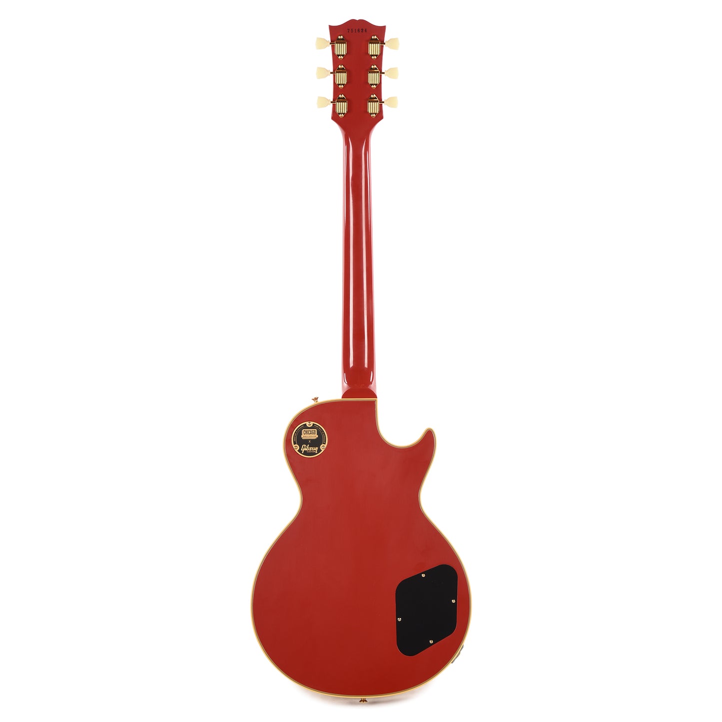 Gibson Custom Shop 1957 Les Paul Custom LEFTY Heavy Antique Cardinal Red VOS w/60 V2 Neck Electric Guitars / Solid Body