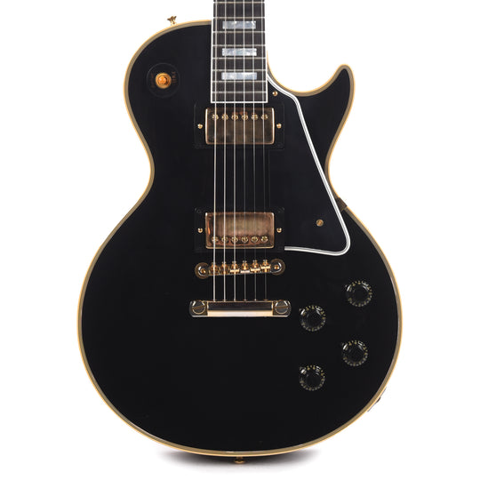 Gibson Custom Shop 1957 Les Paul Custom Reissue 2-Pickup Ebony VOS Electric Guitars / Solid Body