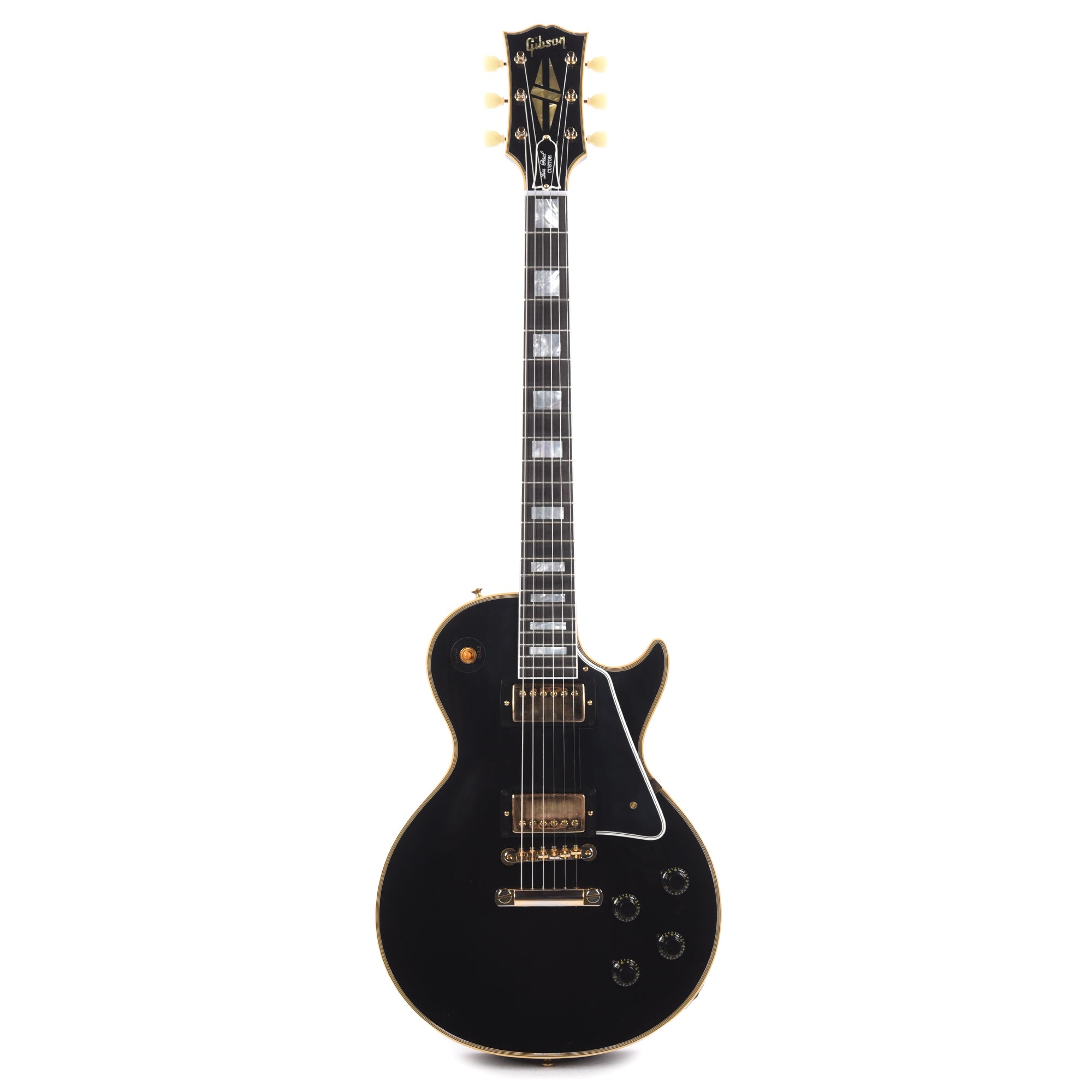 Gibson Custom Shop 1957 Les Paul Custom Reissue 2-Pickup Ebony VOS Electric Guitars / Solid Body