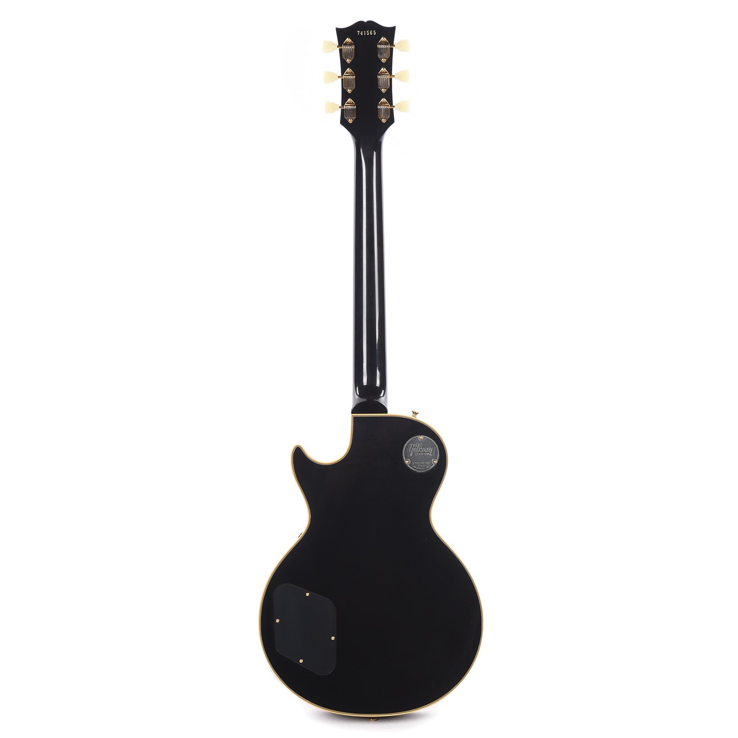 Gibson Custom Shop 1957 Les Paul Custom Reissue 2-Pickup Ebony VOS Electric Guitars / Solid Body