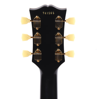 Gibson Custom Shop 1957 Les Paul Custom Reissue 2-Pickup Ebony VOS Electric Guitars / Solid Body
