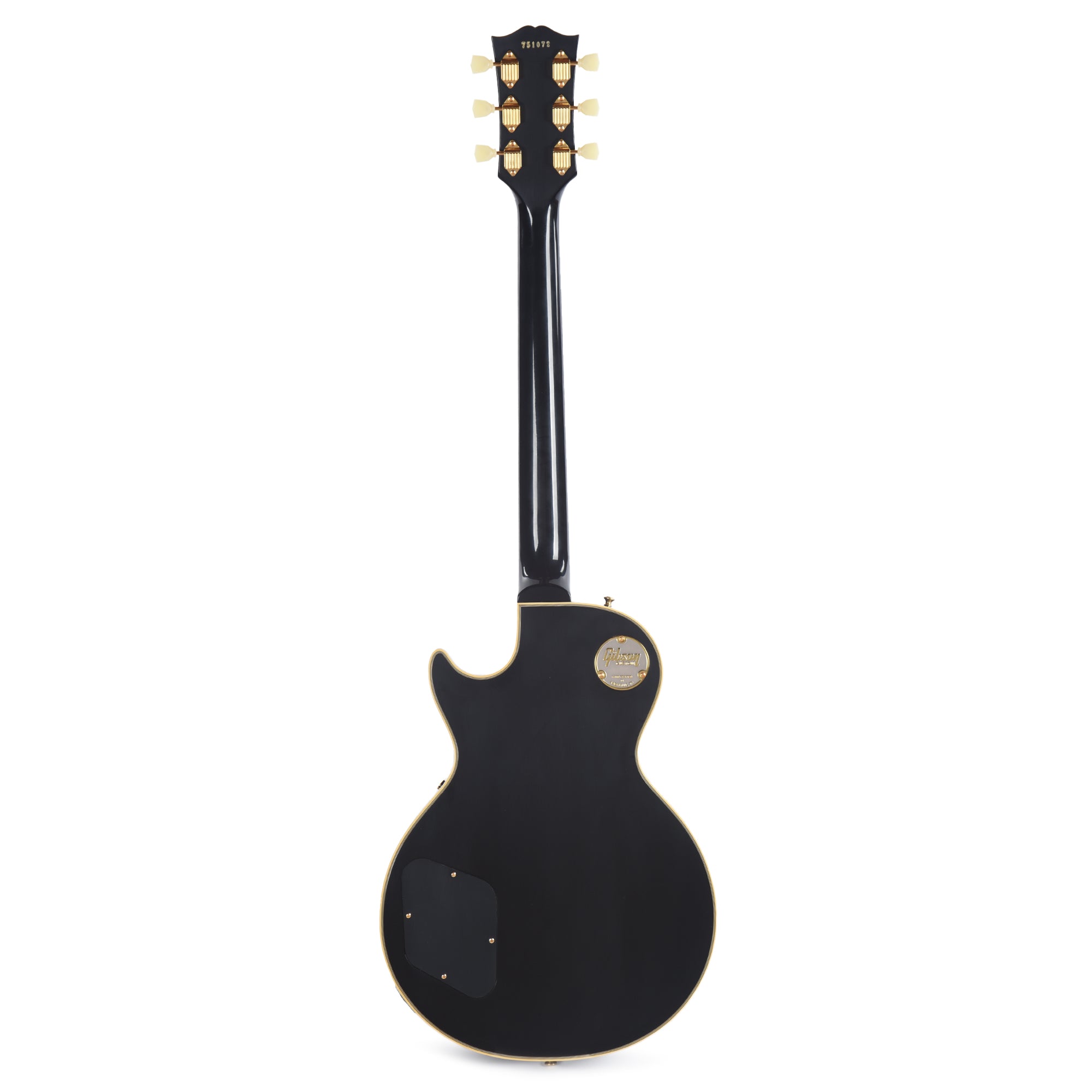 Gibson Custom Shop 1957 Les Paul Custom Reissue 2-Pickup Ebony VOS Electric Guitars / Solid Body