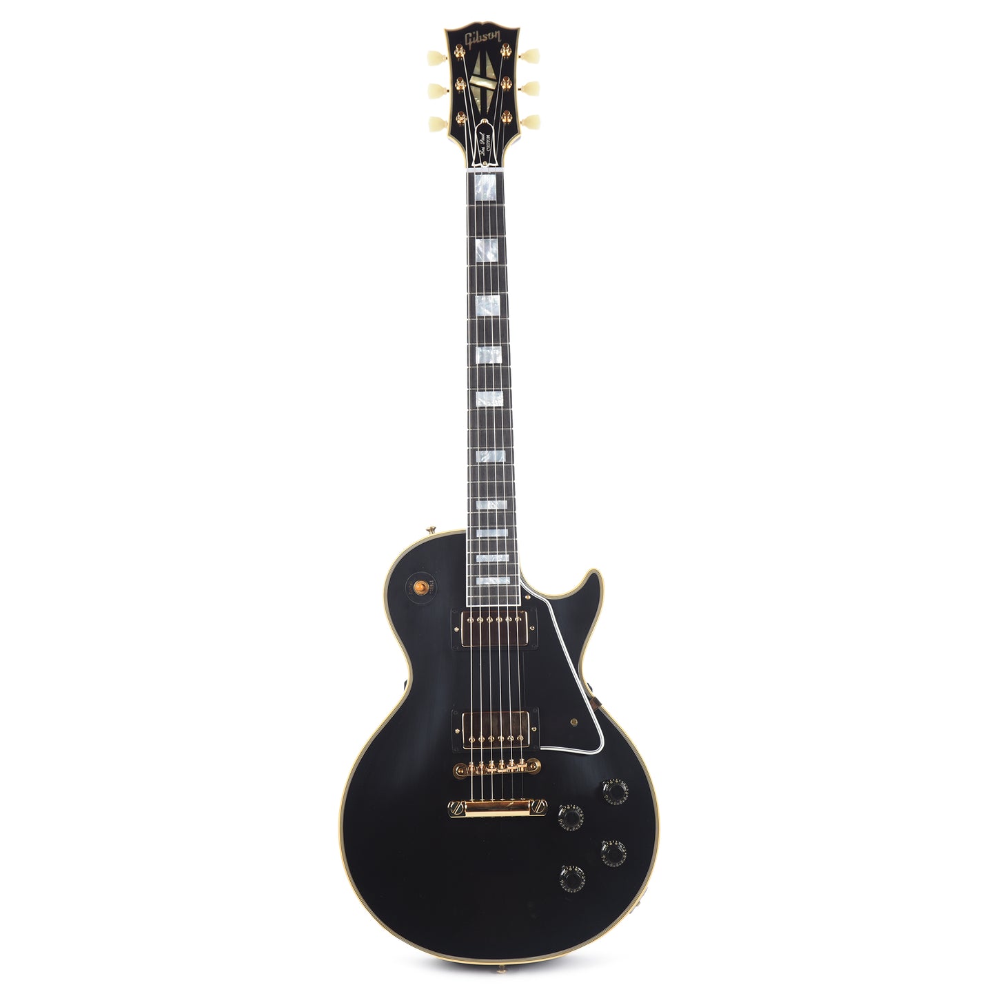 Gibson Custom Shop 1957 Les Paul Custom Reissue 2-Pickup Ebony VOS Electric Guitars / Solid Body