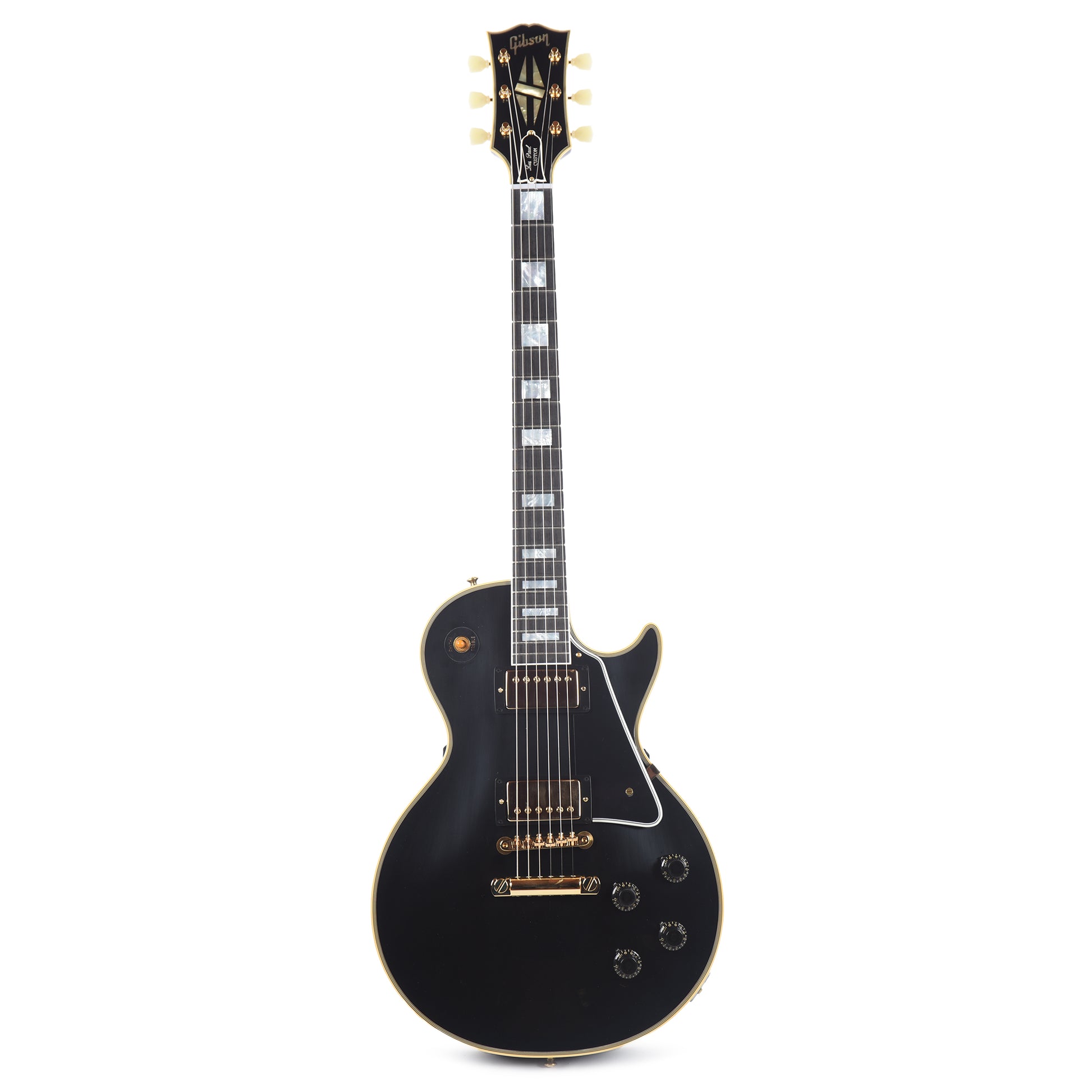 Gibson Custom Shop 1957 Les Paul Custom Reissue 2-Pickup Ebony VOS Electric Guitars / Solid Body