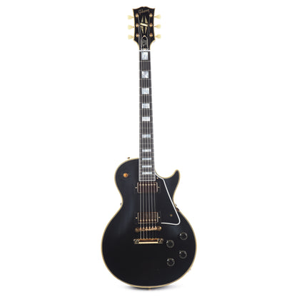 Gibson Custom Shop 1957 Les Paul Custom Reissue 2-Pickup Ebony VOS Electric Guitars / Solid Body