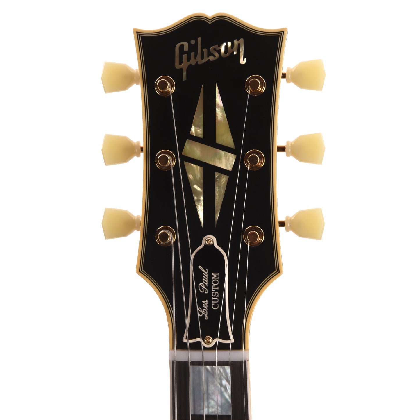 Gibson Custom Shop 1957 Les Paul Custom Reissue 2-Pickup Ebony VOS Electric Guitars / Solid Body
