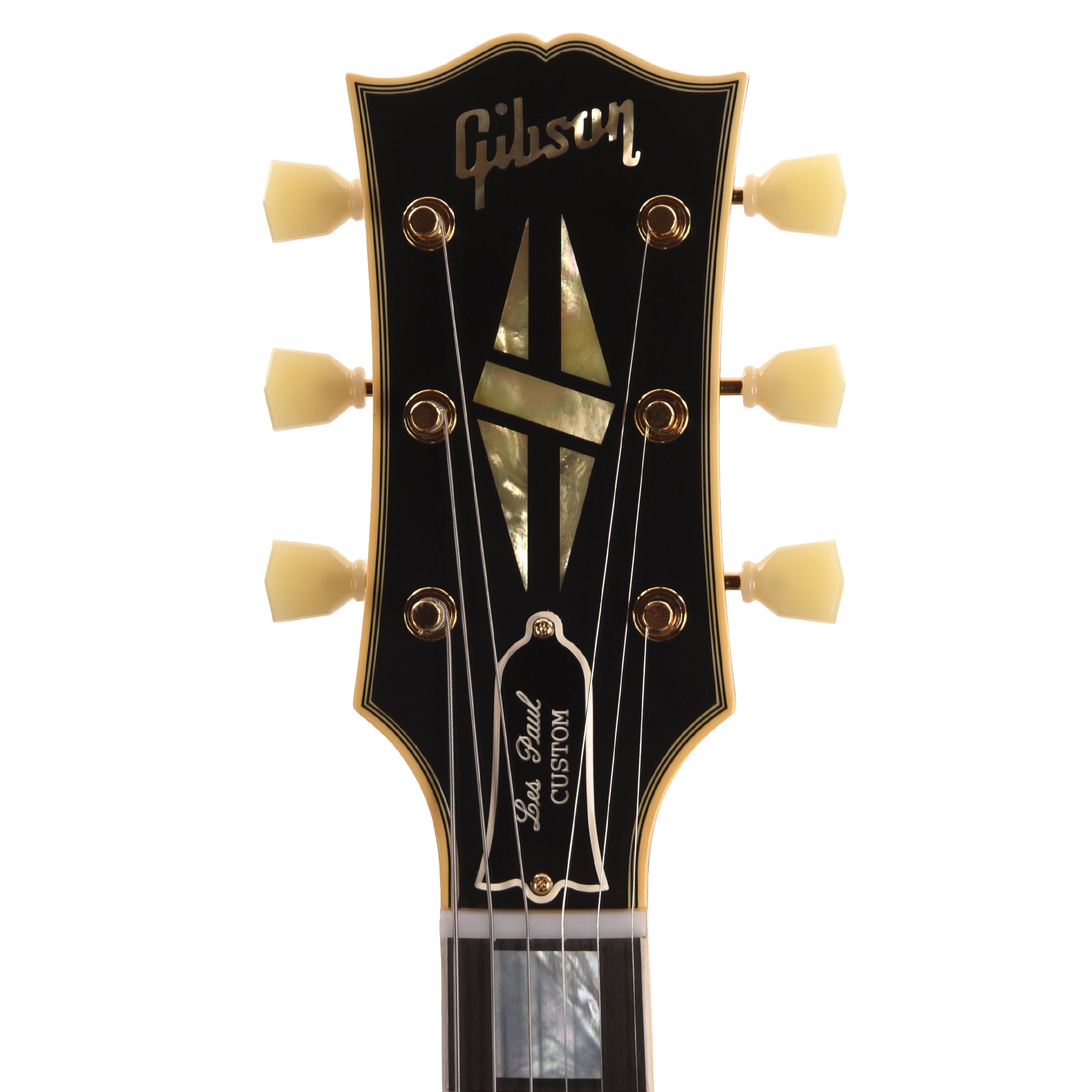Gibson Custom Shop 1957 Les Paul Custom Reissue 2-Pickup Ebony VOS Electric Guitars / Solid Body