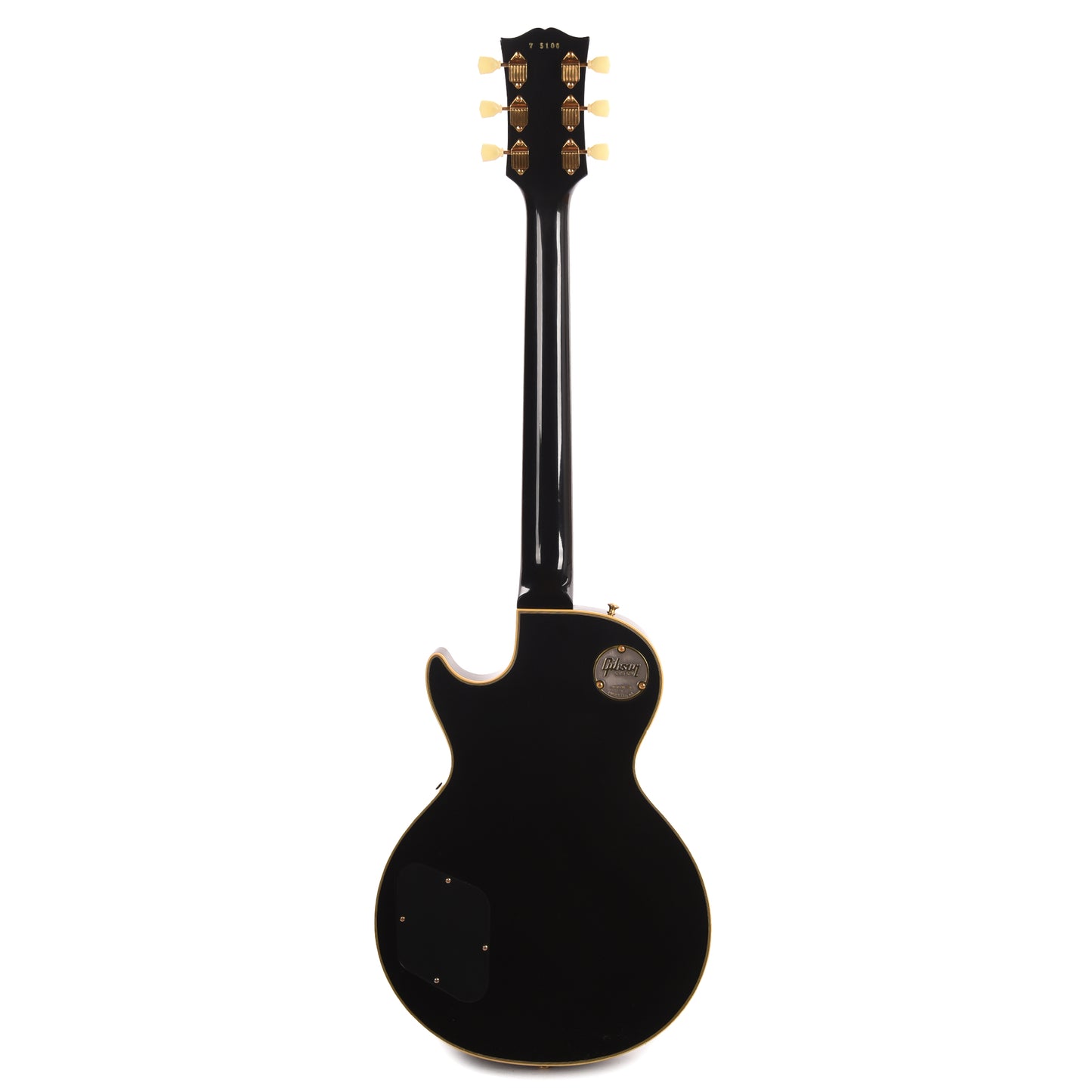 Gibson Custom Shop 1957 Les Paul Custom Reissue 2-Pickup Ebony VOS Electric Guitars / Solid Body