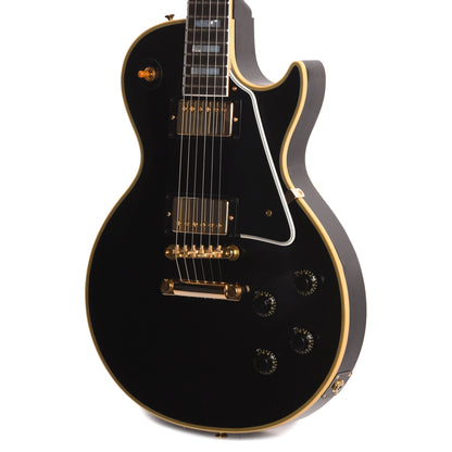 Gibson Custom Shop 1957 Les Paul Custom Reissue 2-Pickup Ebony VOS Electric Guitars / Solid Body