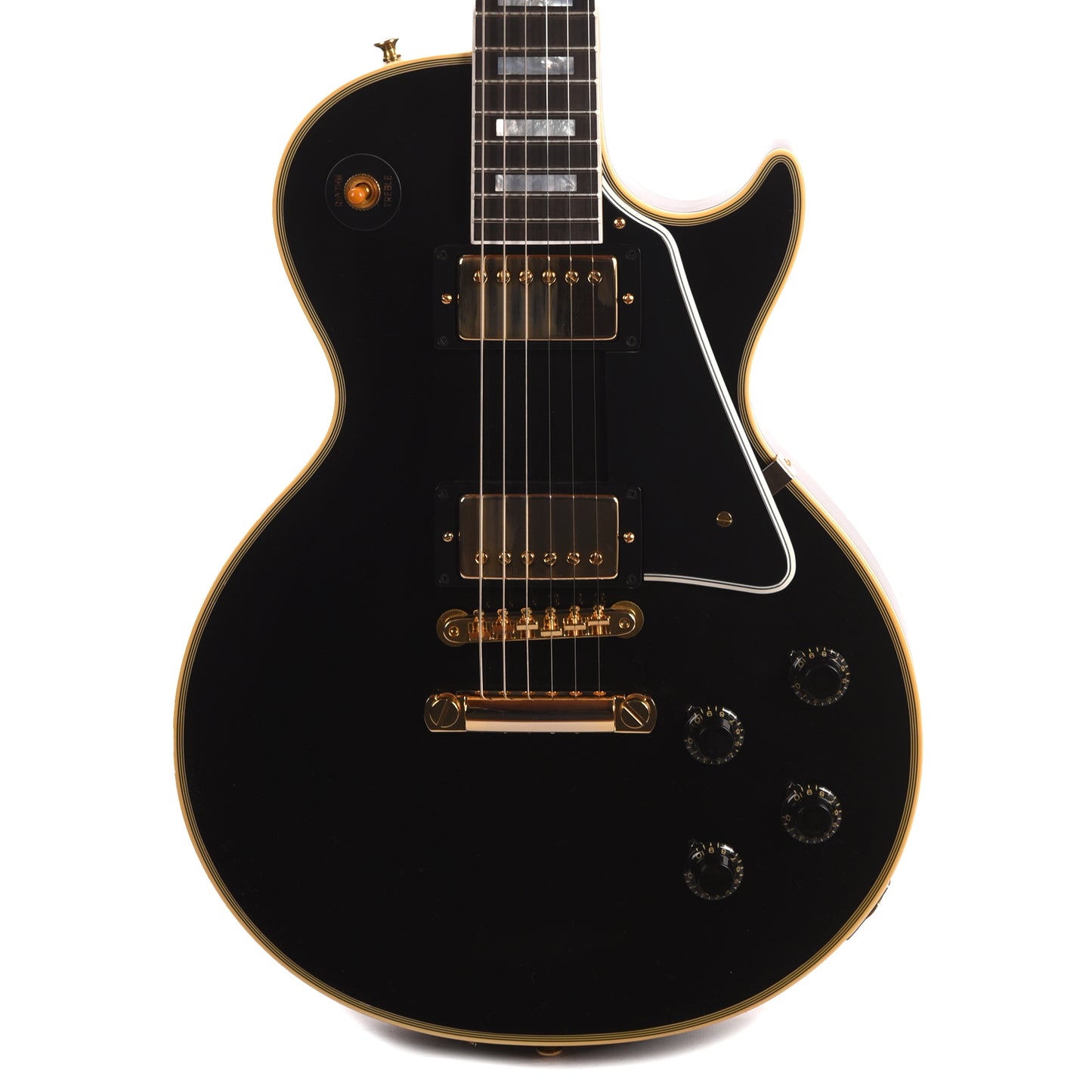 Gibson Custom Shop 1957 Les Paul Custom Reissue 2-Pickup Ebony VOS Electric Guitars / Solid Body