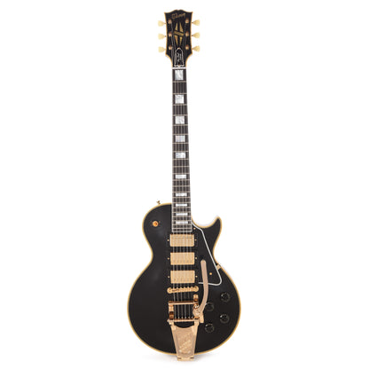 Gibson Custom Shop 1957 Les Paul Custom Reissue 3-Pickup Ebony VOS GH w/Bigsby Electric Guitars / Solid Body