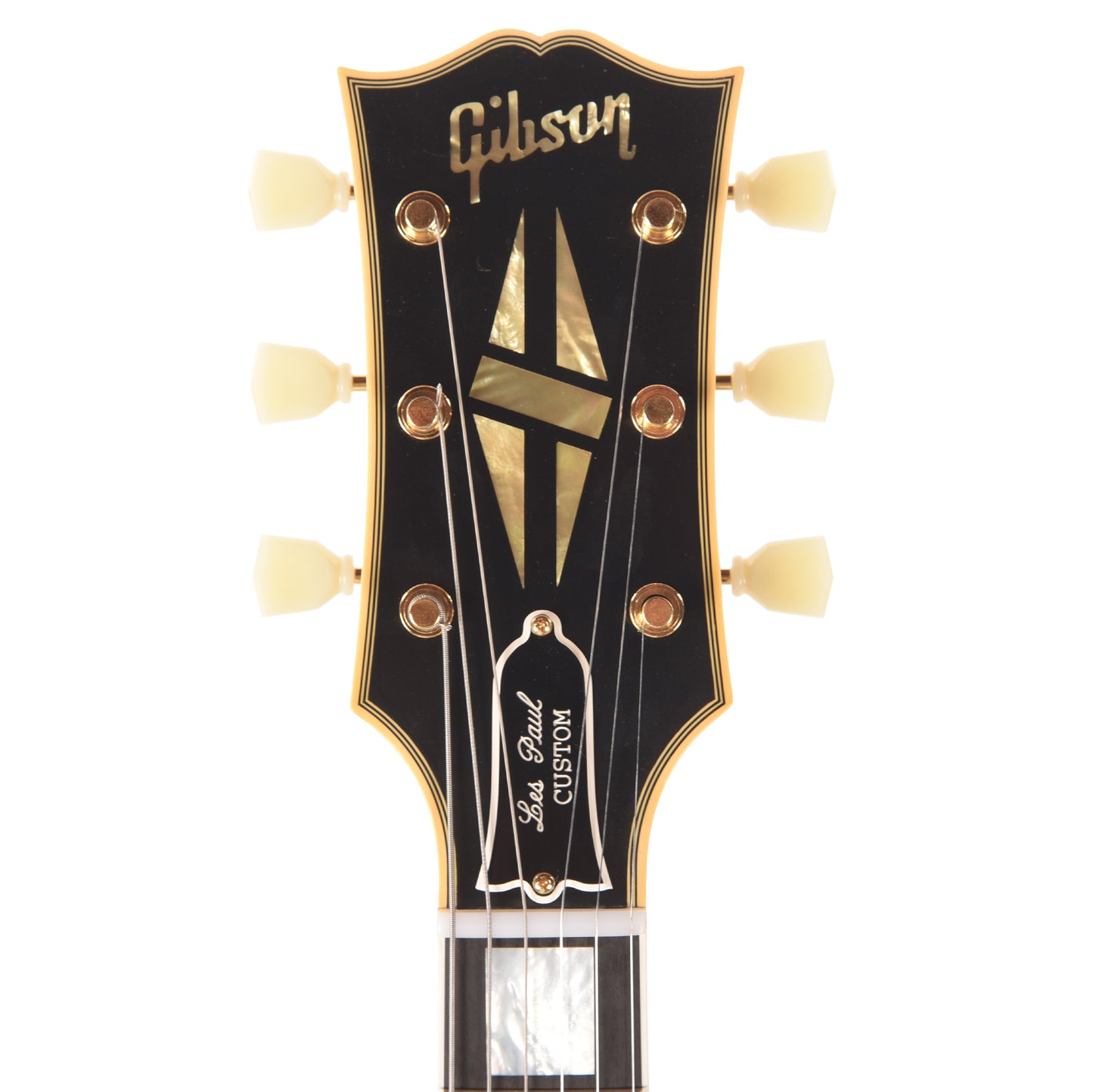 Gibson Custom Shop 1957 Les Paul Custom Reissue 3-Pickup Ebony VOS GH w/Bigsby Electric Guitars / Solid Body