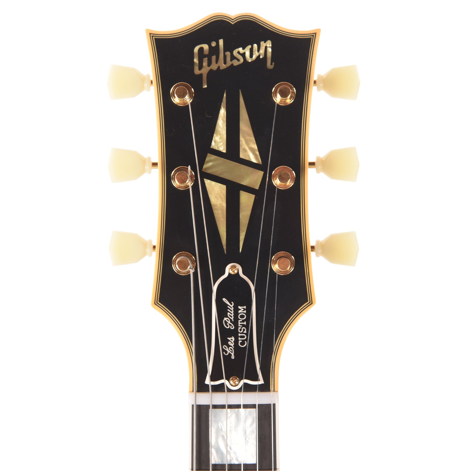 Gibson Custom Shop 1957 Les Paul Custom Reissue 3-Pickup Ebony VOS GH w/Bigsby Electric Guitars / Solid Body