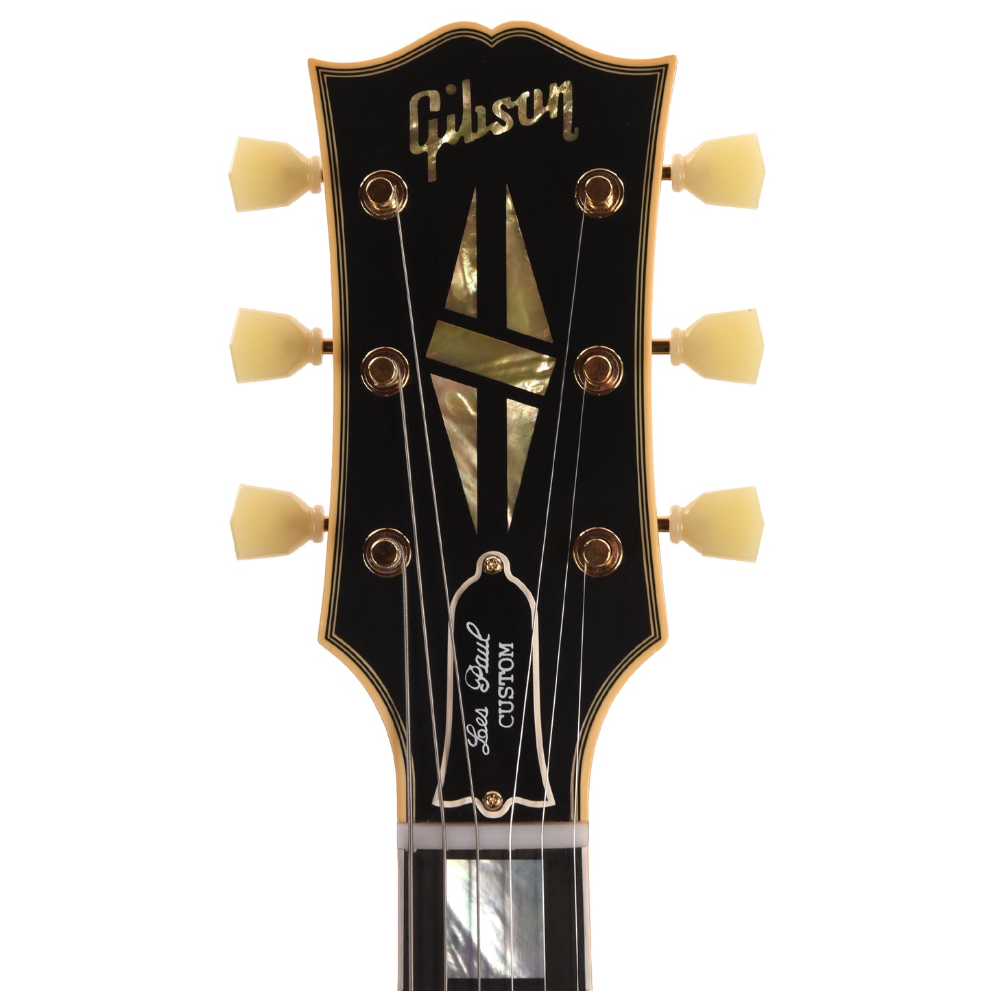 Gibson Custom Shop 1957 Les Paul Custom Reissue 3-Pickup Ebony VOS Electric Guitars / Solid Body