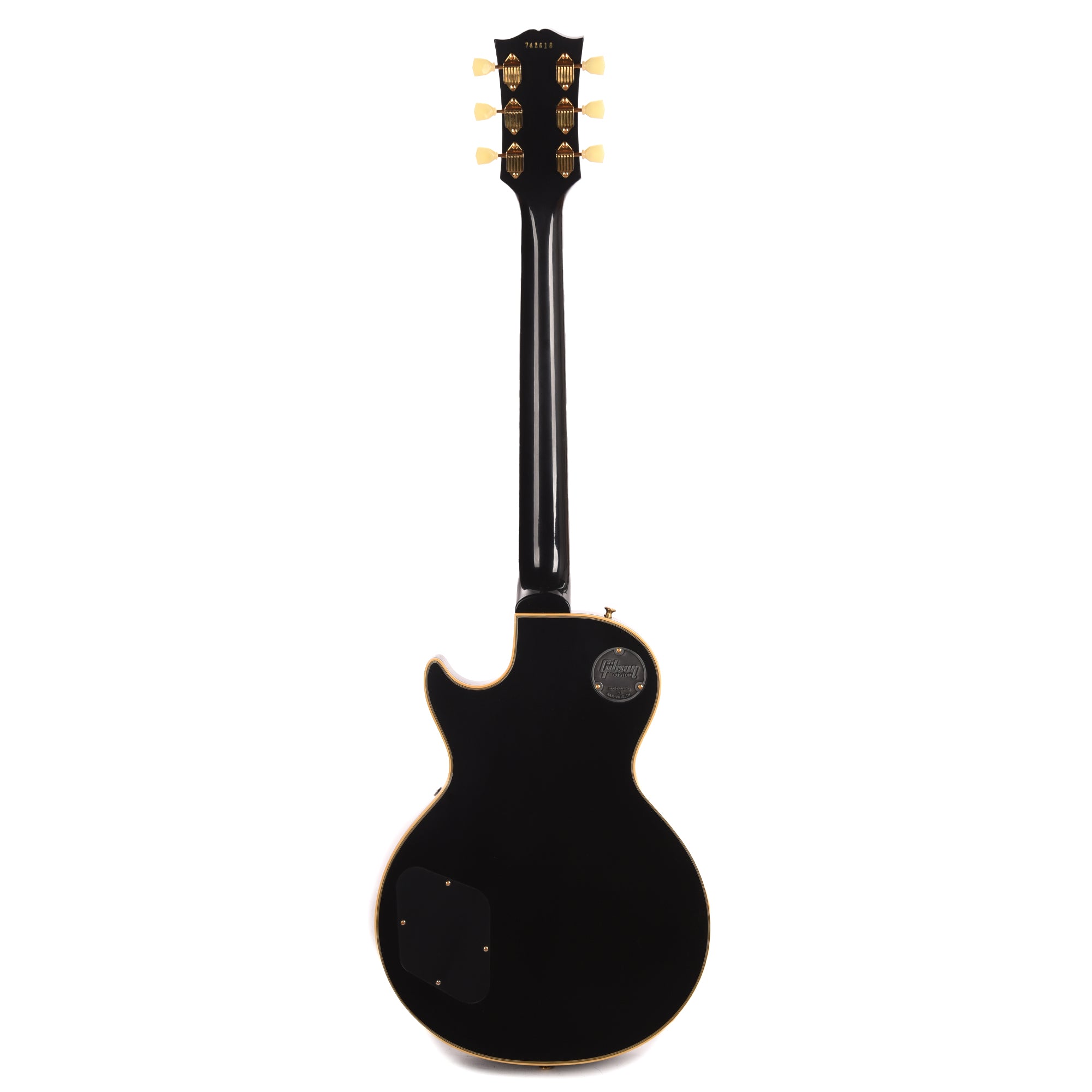 Gibson Custom Shop 1957 Les Paul Custom Reissue 3-Pickup Ebony VOS Electric Guitars / Solid Body