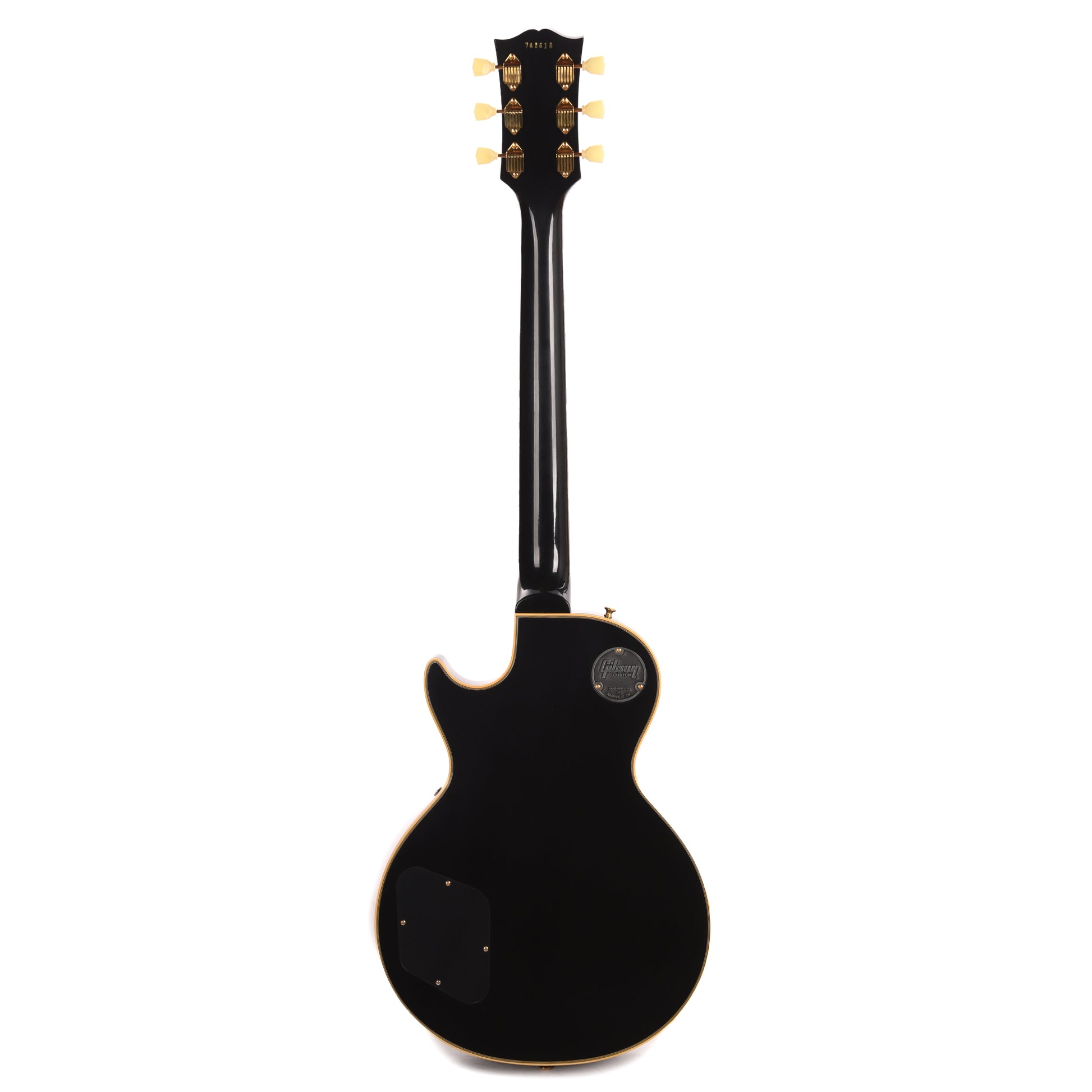 Gibson Custom Shop 1957 Les Paul Custom Reissue 3-Pickup Ebony VOS Electric Guitars / Solid Body