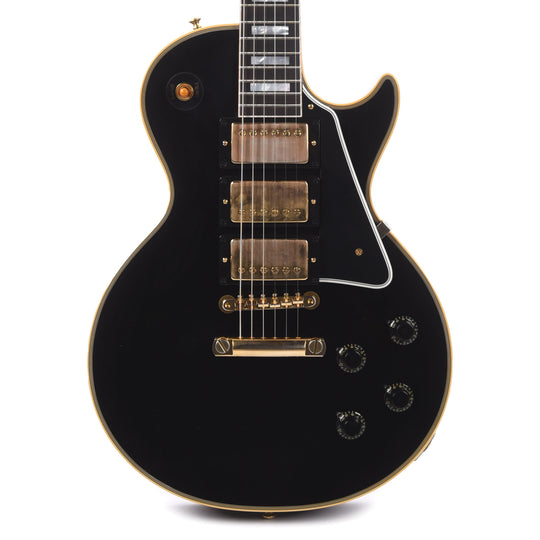 Gibson Custom Shop 1957 Les Paul Custom Reissue 3-Pickup Ebony VOS Electric Guitars / Solid Body
