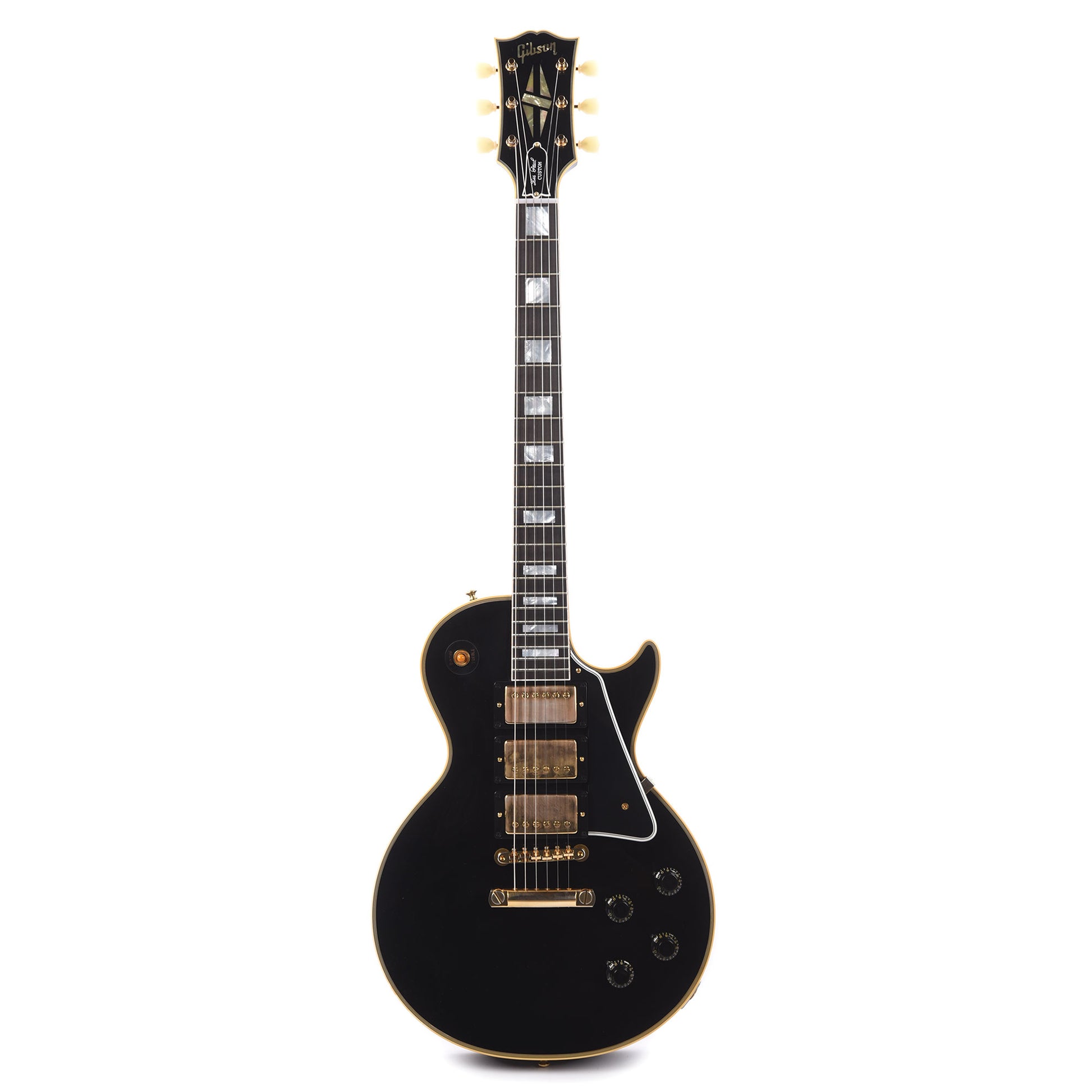 Gibson Custom Shop 1957 Les Paul Custom Reissue 3-Pickup Ebony VOS Electric Guitars / Solid Body