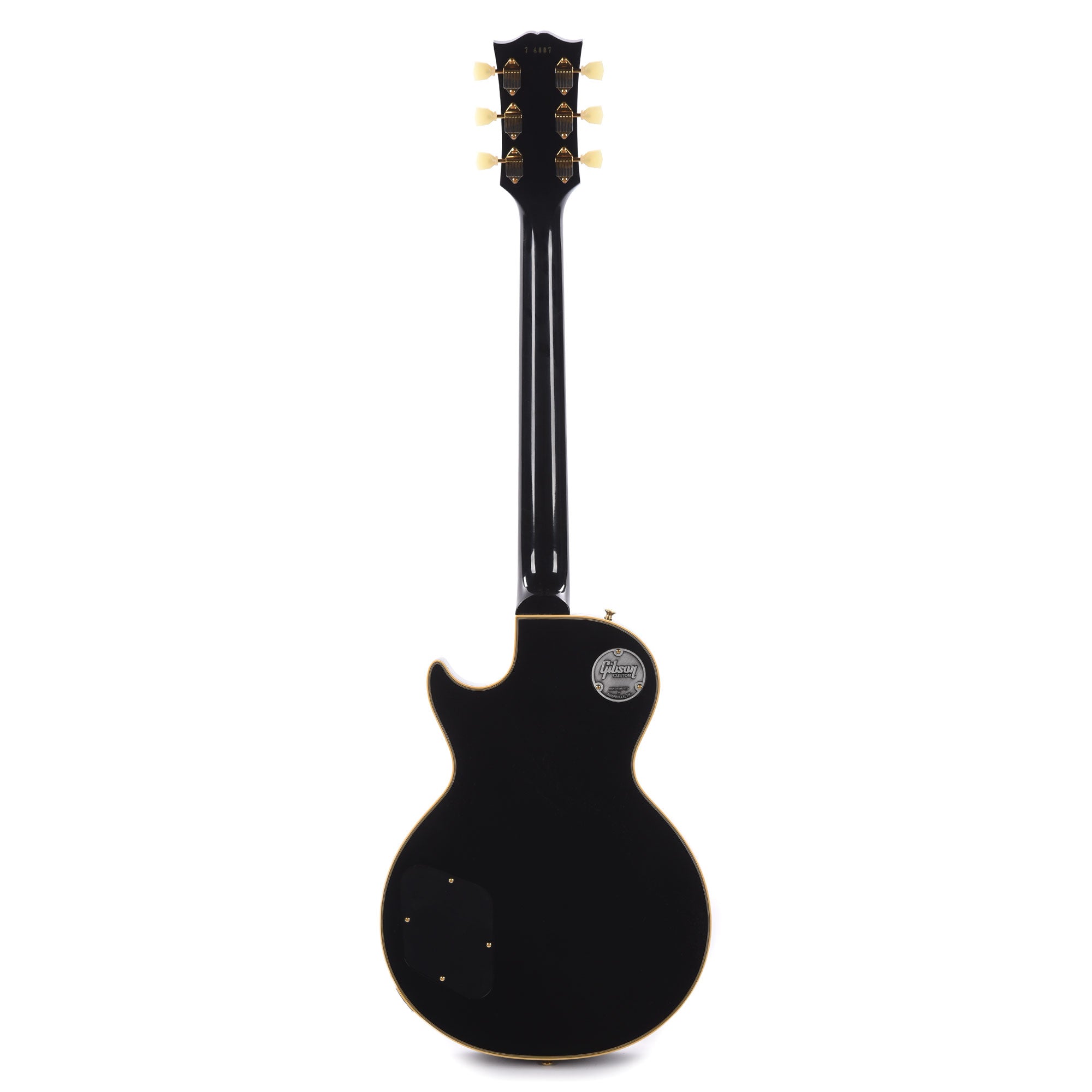 Gibson Custom Shop 1957 Les Paul Custom Reissue 3-Pickup Ebony VOS Electric Guitars / Solid Body