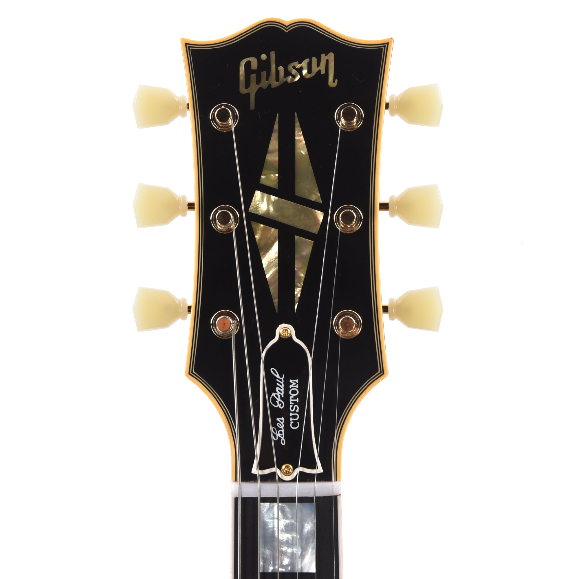 Gibson Custom Shop 1957 Les Paul Custom Reissue 3-Pickup Ebony VOS w/Bigsby Electric Guitars / Solid Body