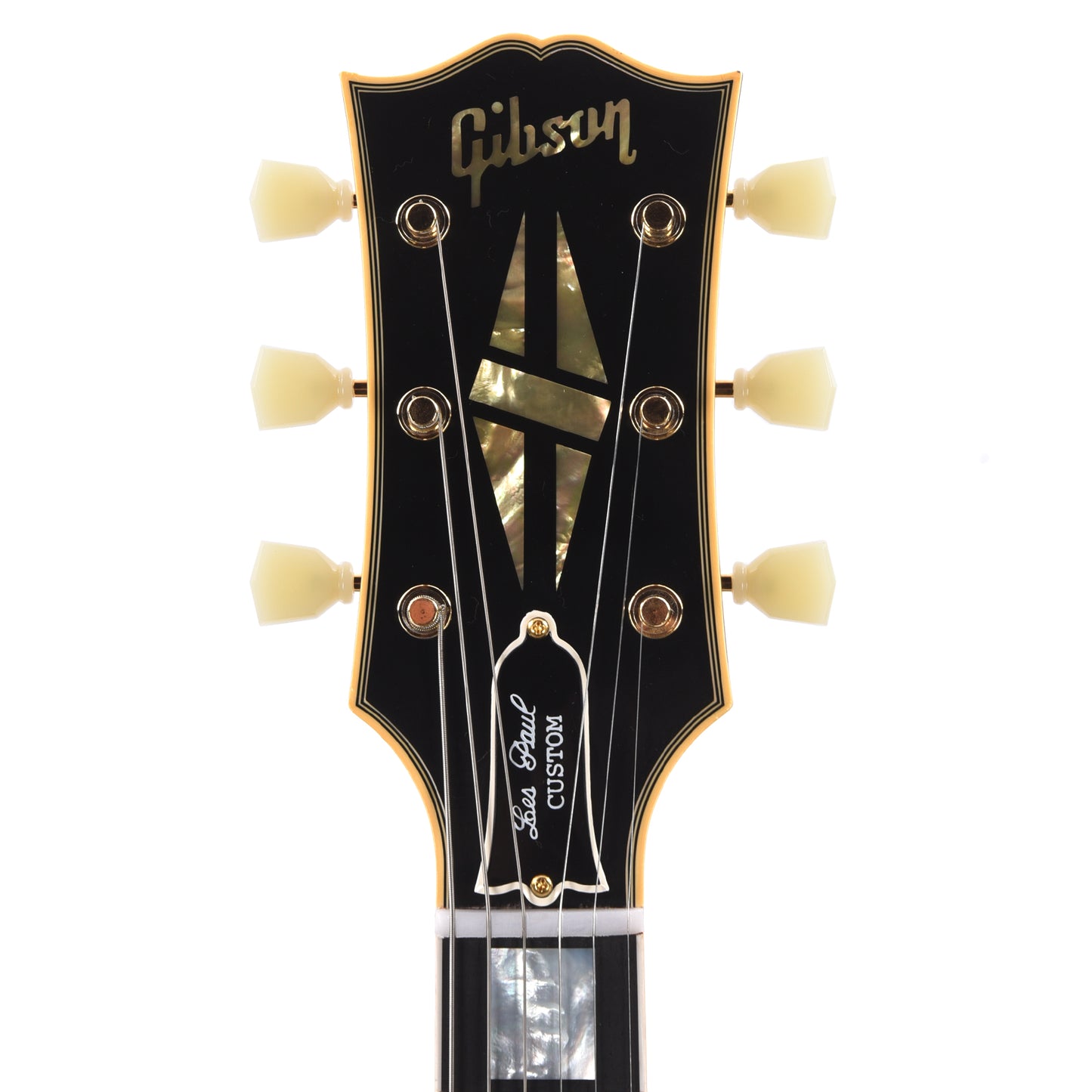 Gibson Custom Shop 1957 Les Paul Custom Reissue 3-Pickup Ebony VOS w/Bigsby Electric Guitars / Solid Body