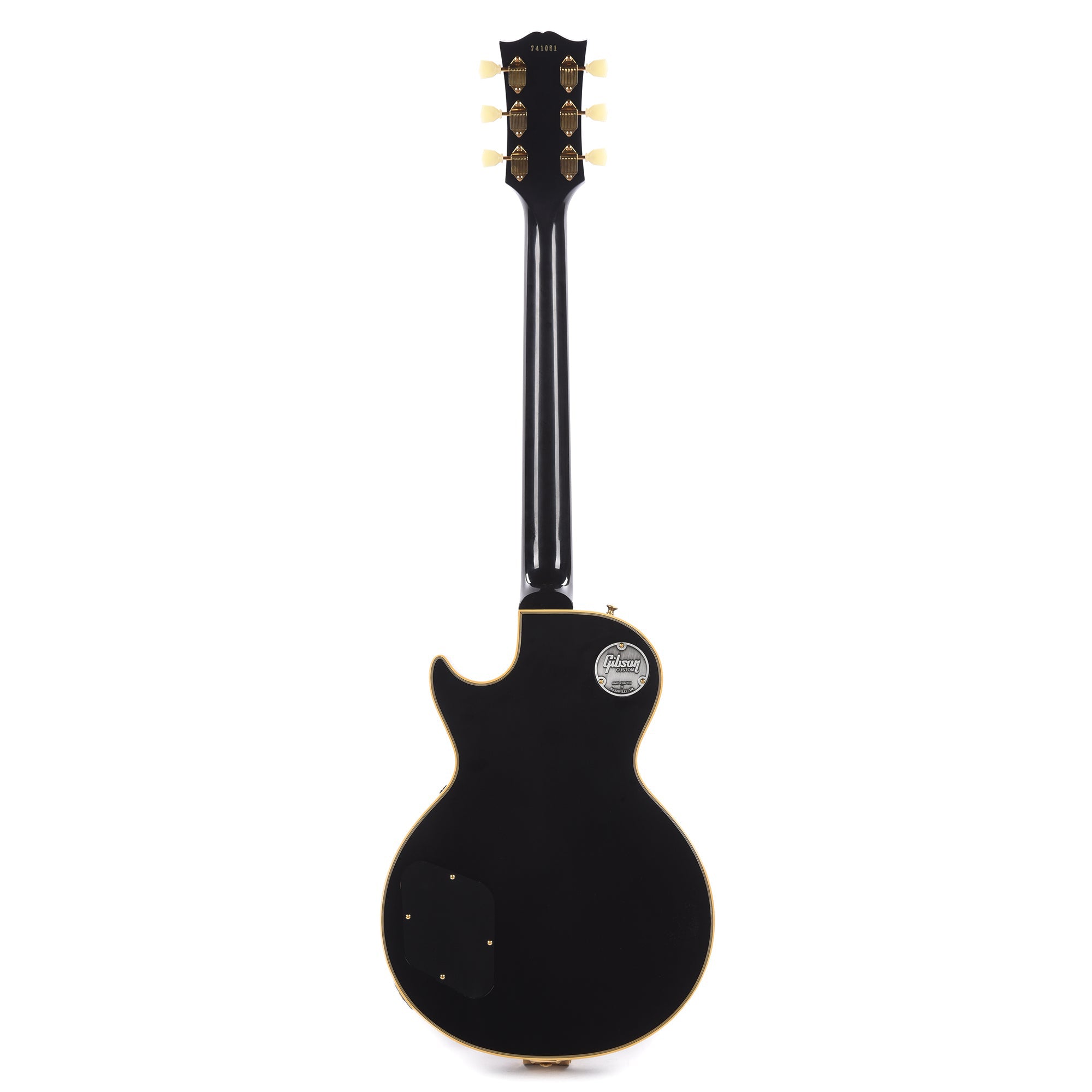 Gibson Custom Shop 1957 Les Paul Custom Reissue 3-Pickup Ebony VOS w/Bigsby Electric Guitars / Solid Body