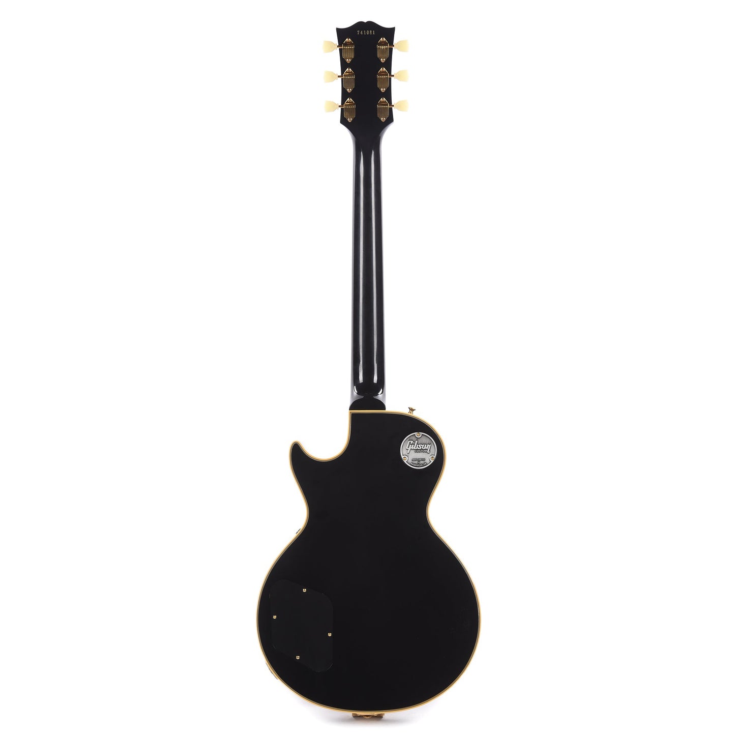 Gibson Custom Shop 1957 Les Paul Custom Reissue 3-Pickup Ebony VOS w/Bigsby Electric Guitars / Solid Body
