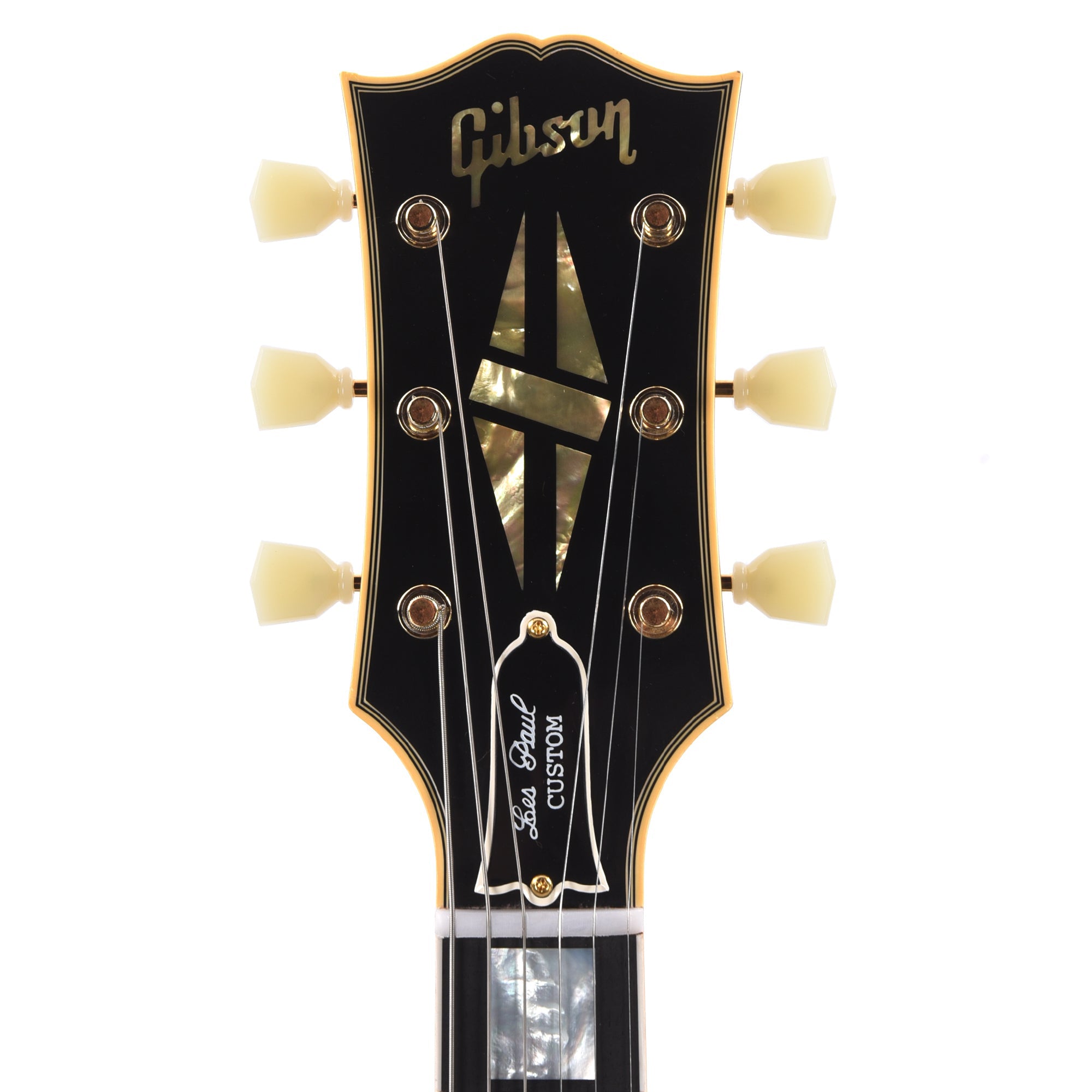 Gibson Custom Shop 1957 Les Paul Custom Reissue 3-Pickup Ebony VOS w/Bigsby Electric Guitars / Solid Body