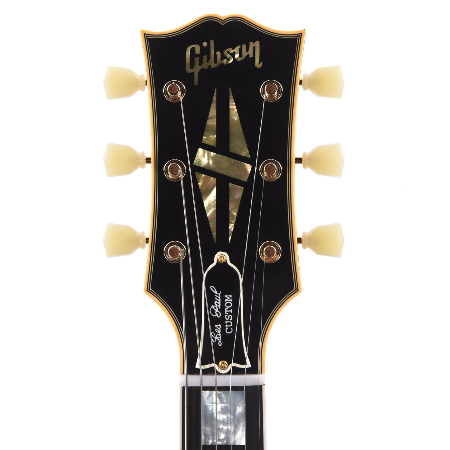 Gibson Custom Shop 1957 Les Paul Custom Reissue 3-Pickup Ebony VOS w/Bigsby Electric Guitars / Solid Body