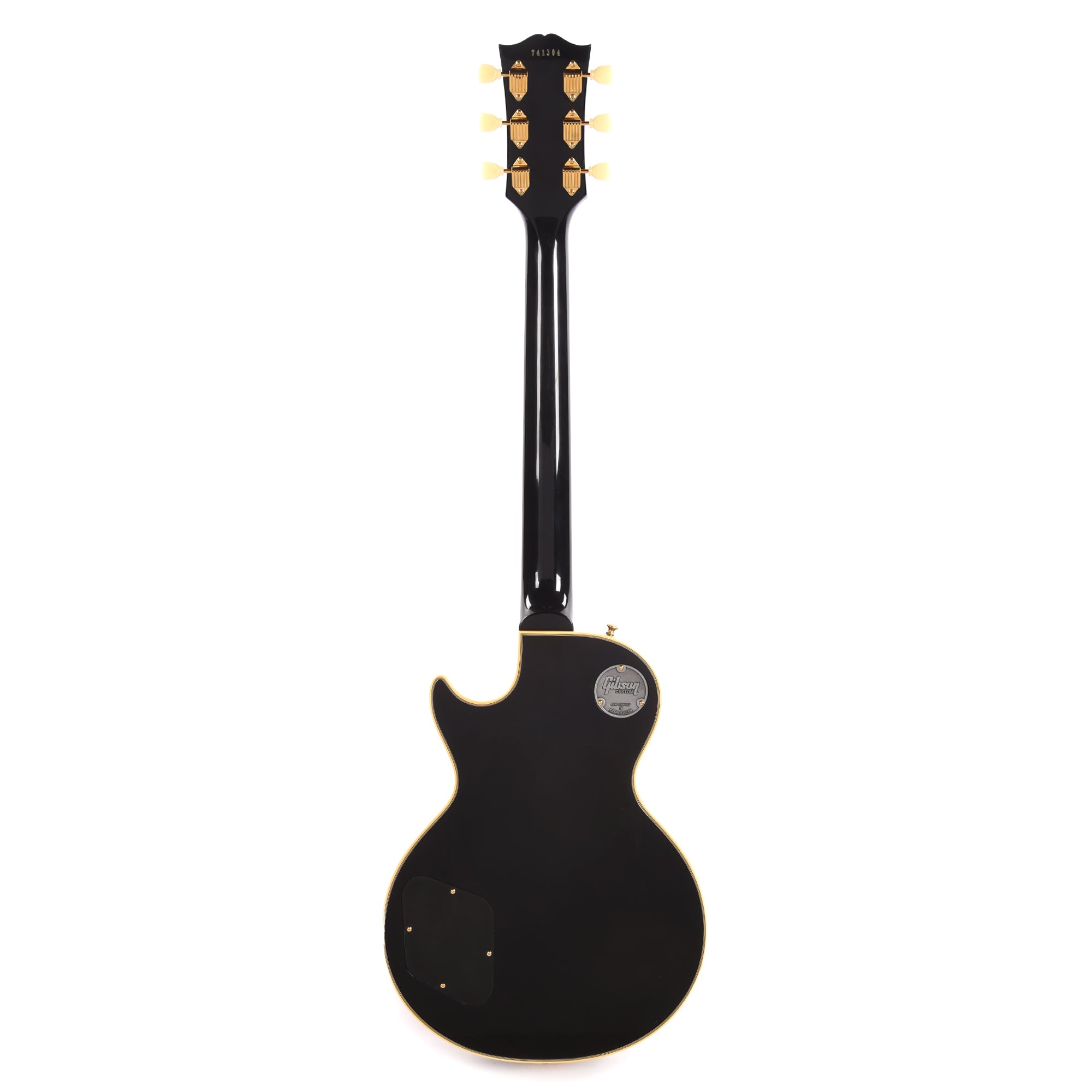 Gibson Custom Shop 1957 Les Paul Custom Reissue 3-Pickup Ebony VOS w/Bigsby Electric Guitars / Solid Body