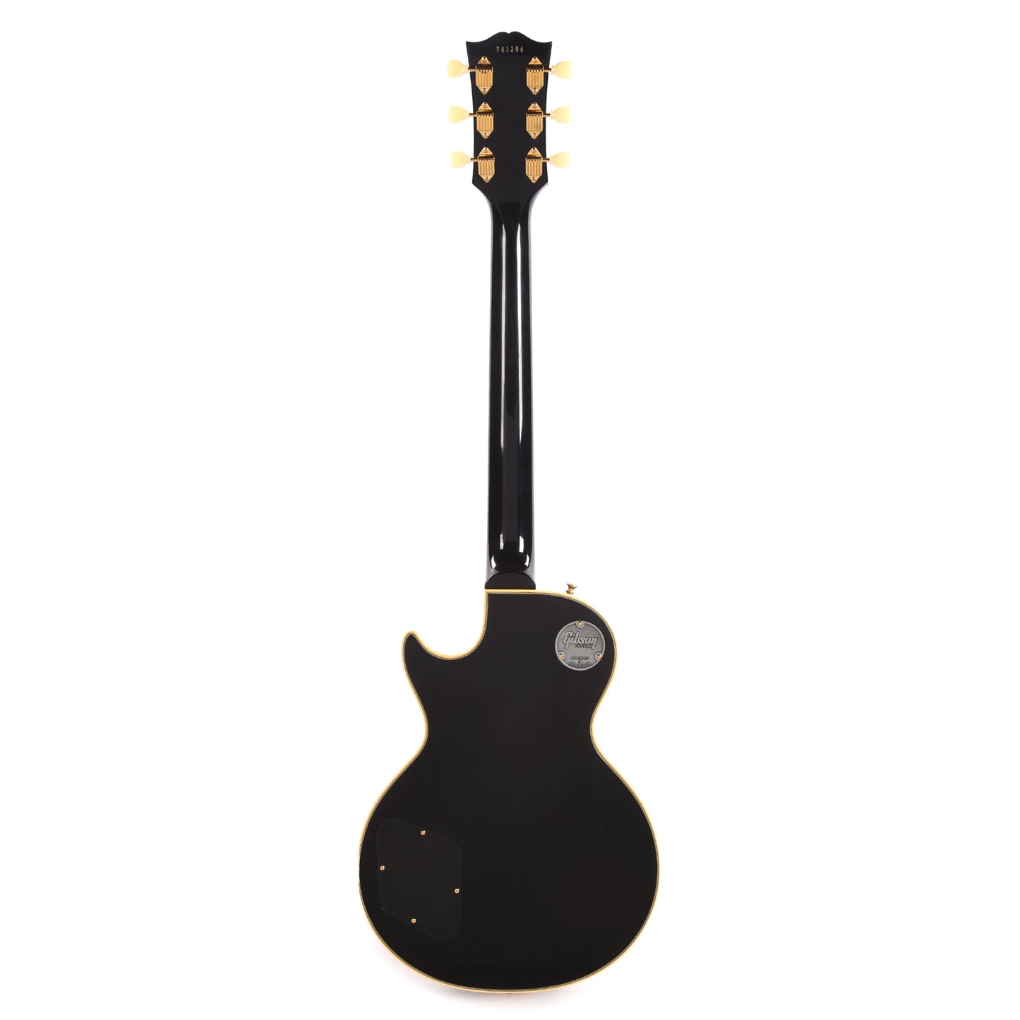 Gibson Custom Shop 1957 Les Paul Custom Reissue 3-Pickup Ebony VOS w/Bigsby Electric Guitars / Solid Body
