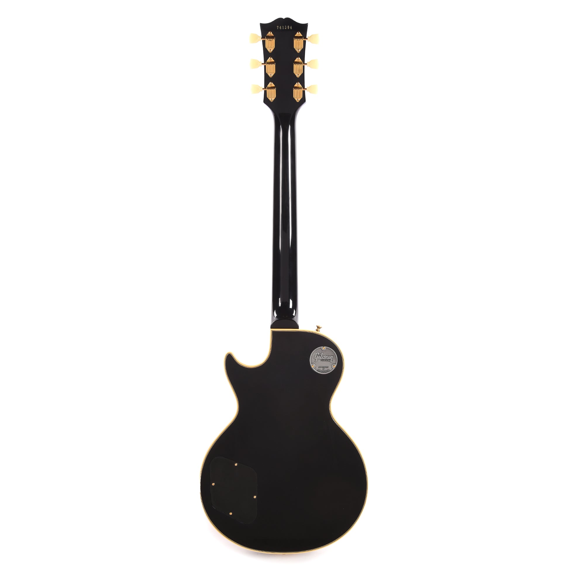 Gibson Custom Shop 1957 Les Paul Custom Reissue 3-Pickup Ebony VOS w/Bigsby Electric Guitars / Solid Body