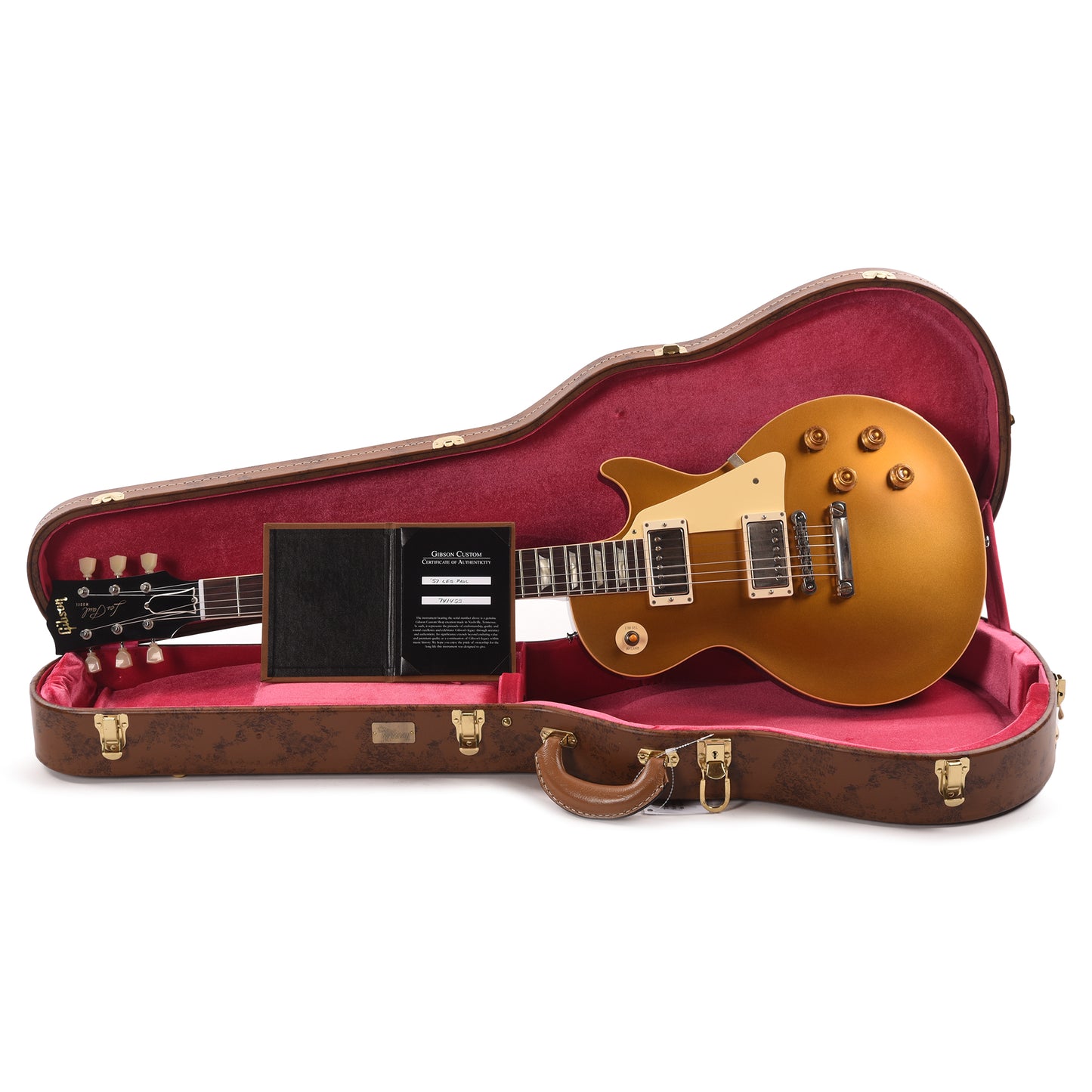 Gibson Custom Shop 1957 Les Paul Goldtop "CME Spec" Darkback VOS w/59 Carmelita Neck Electric Guitars / Solid Body