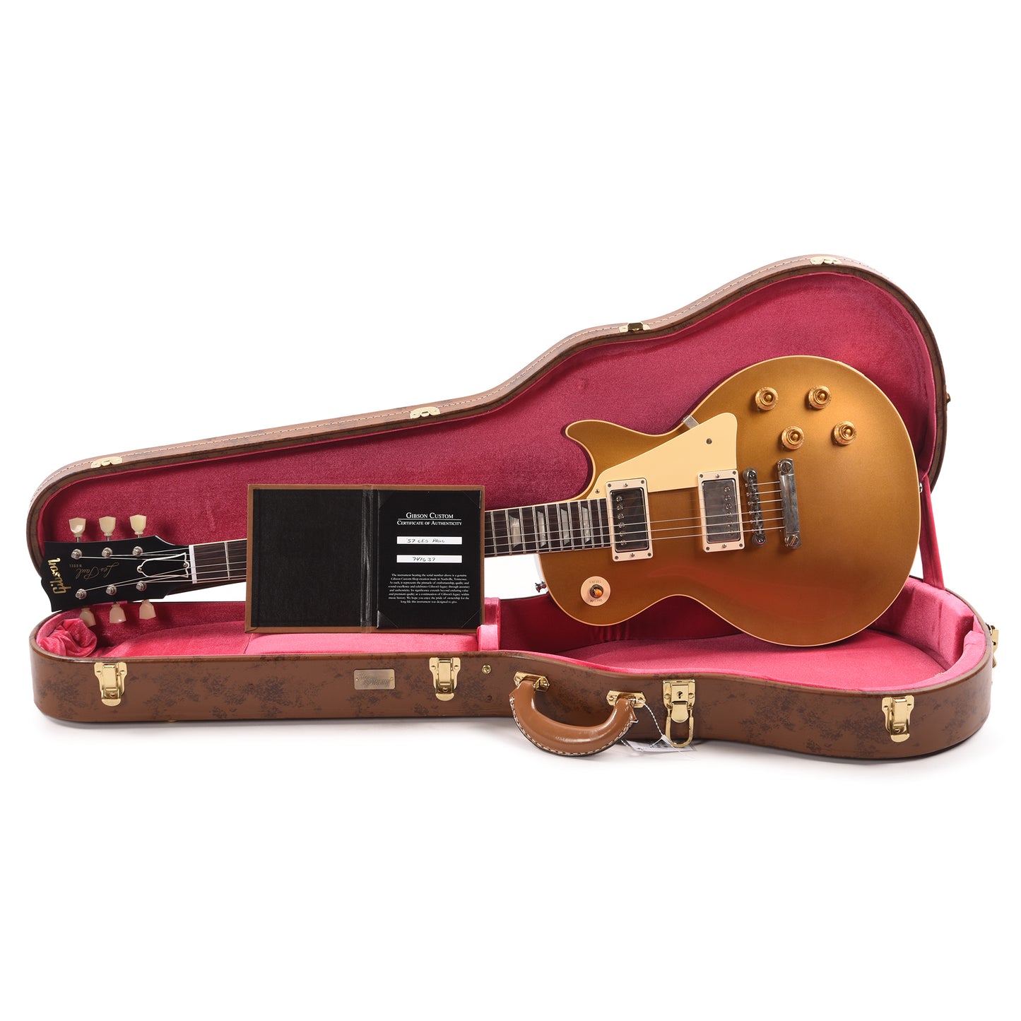 Gibson Custom Shop 1957 Les Paul Goldtop "CME Spec" Darkback VOS w/59 Carmelita Neck Electric Guitars / Solid Body