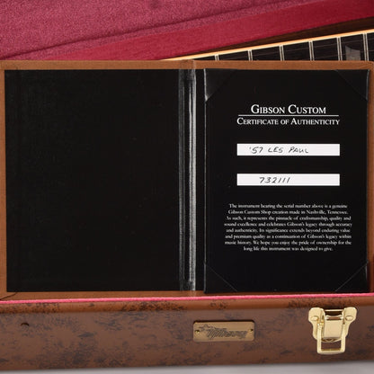 Gibson Custom Shop 1957 Les Paul Goldtop "CME Spec" Darkback VOS w/59 Carmelita Neck Electric Guitars / Solid Body