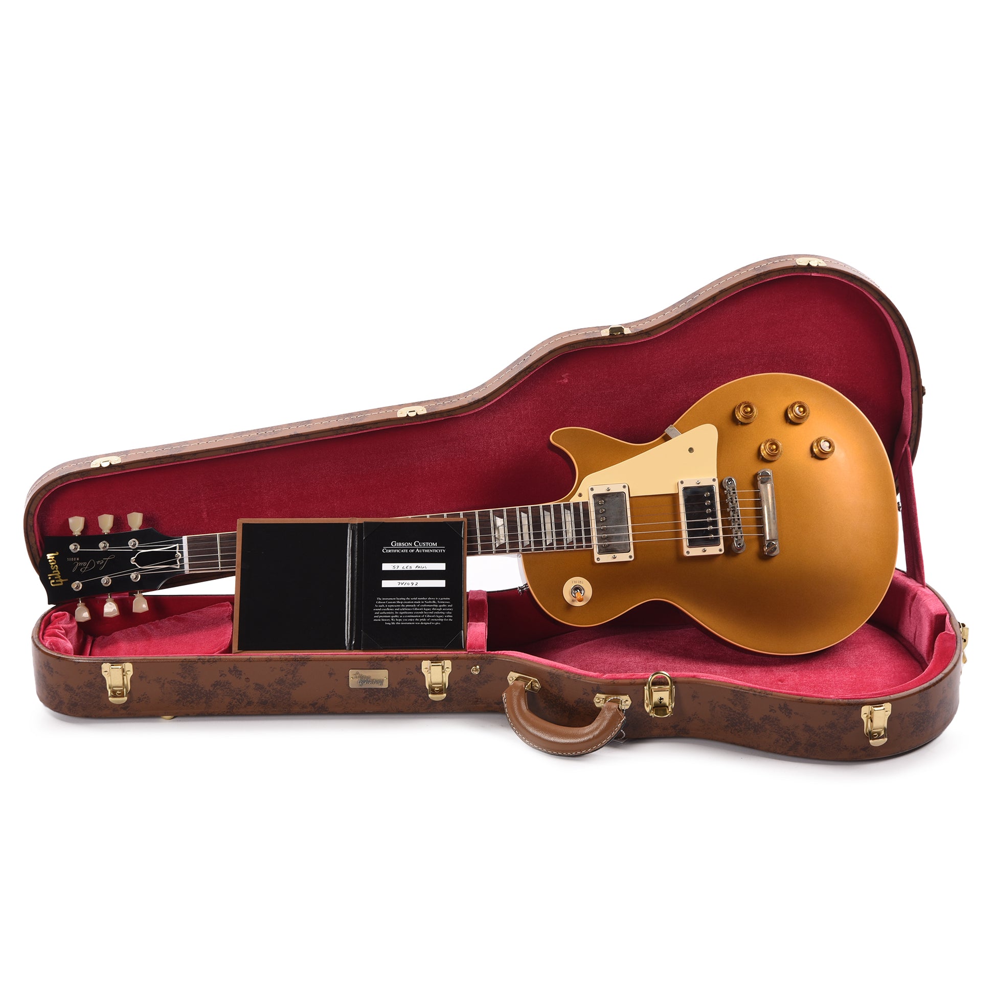 Gibson Custom Shop 1957 Les Paul Goldtop "CME Spec" VOS w/59 Carmelita Neck Electric Guitars / Solid Body