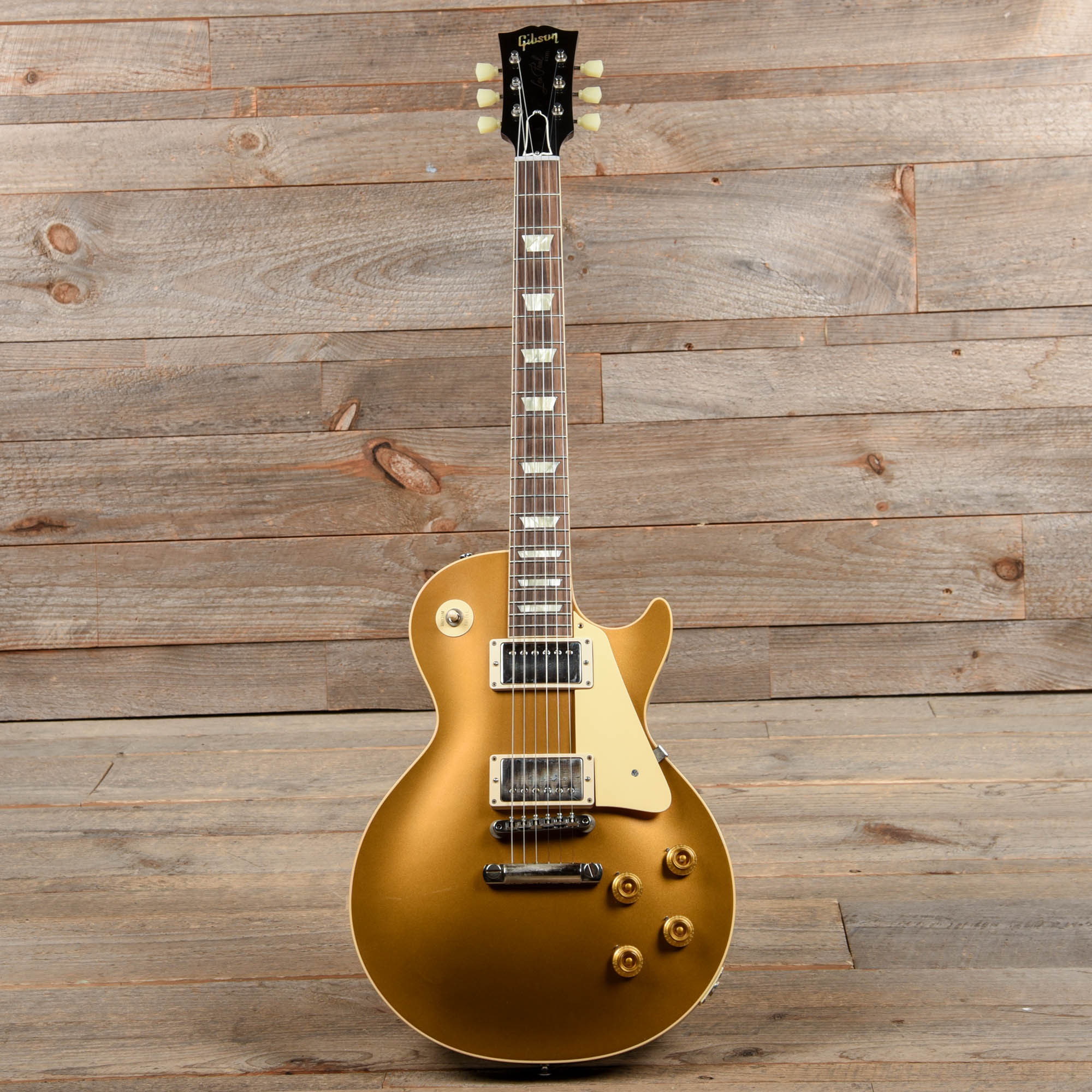 Gibson Custom Shop 1957 Les Paul Goldtop Darkback Reissue Double Gold VOS Electric Guitars / Solid Body