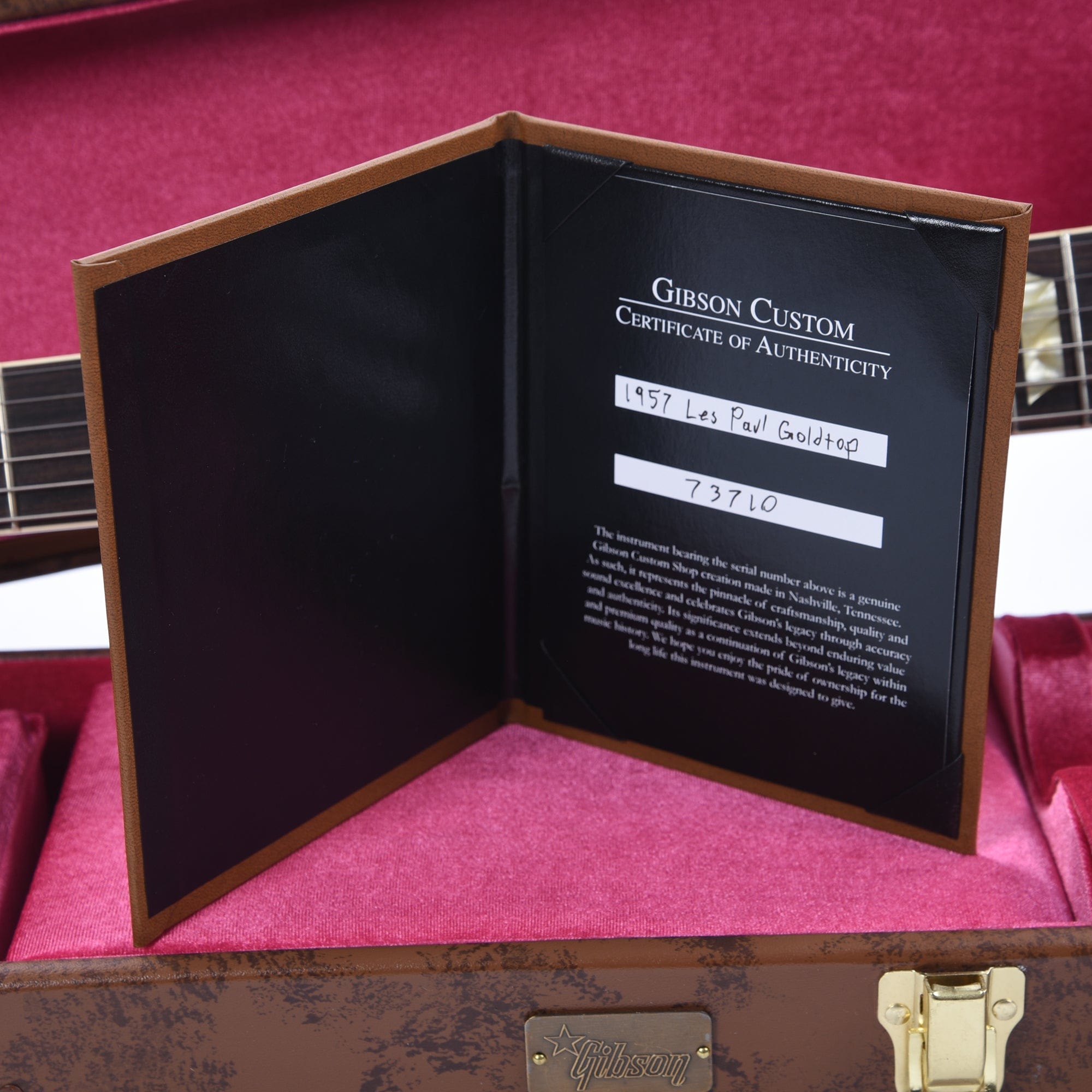 Gibson Custom Shop 1957 Les Paul Goldtop Darkback Reissue Double Gold VOS Electric Guitars / Solid Body