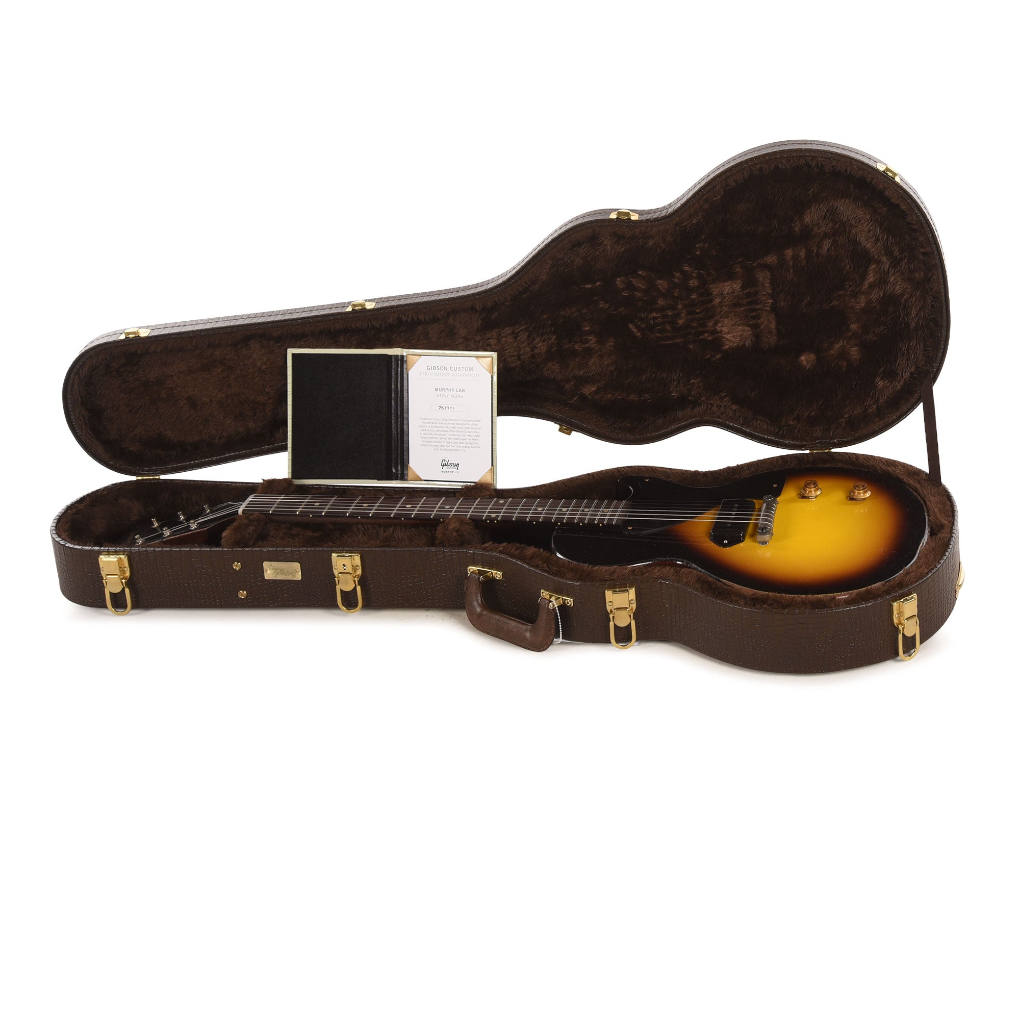 Gibson Custom Shop 1957 Les Paul Junior Single Cut Reissue Vintage Sunburst Murphy Lab Heavy Aged Electric Guitars / Solid Body