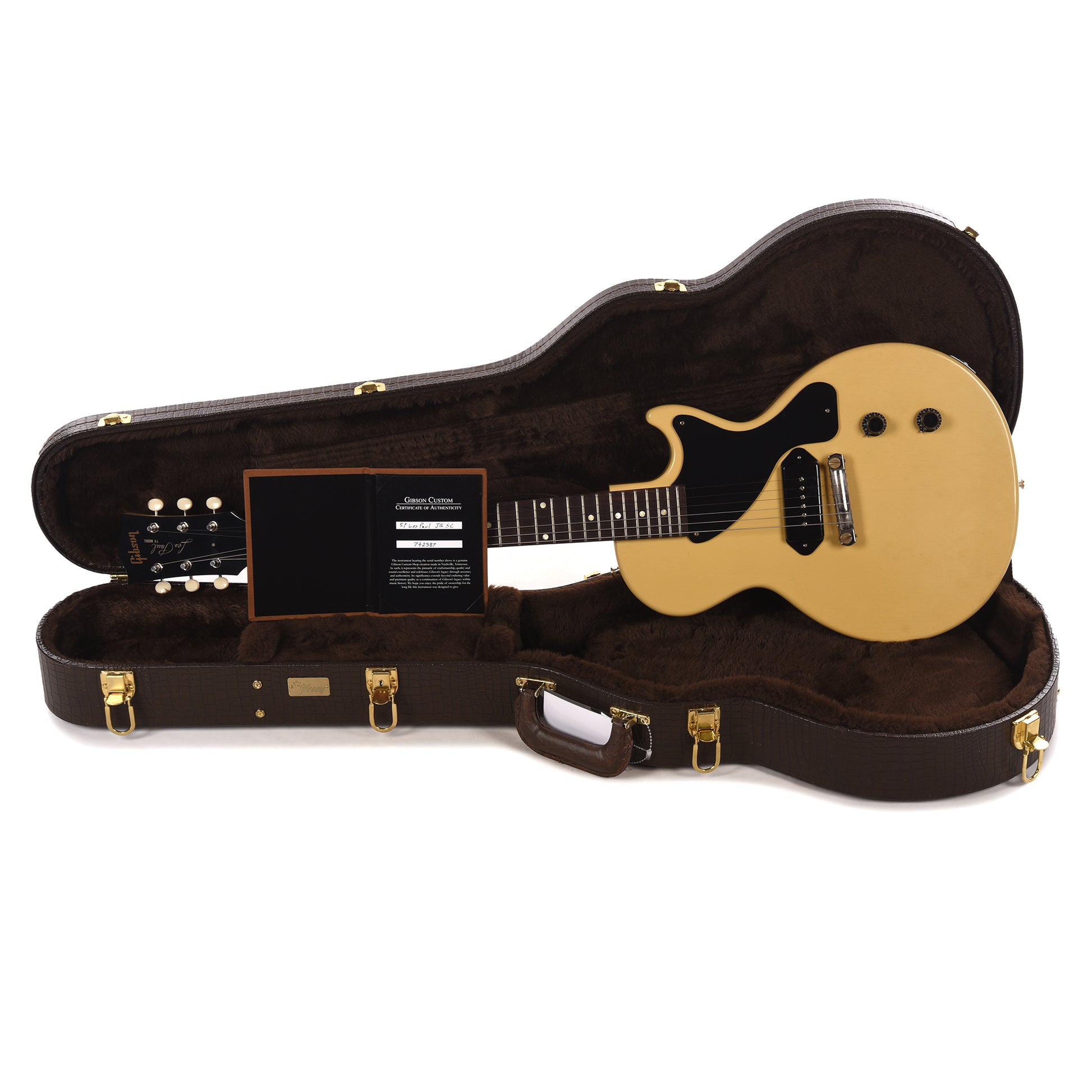 Gibson Custom Shop 1957 Les Paul Junior TV Yellow VOS w/60 V2 Neck Electric Guitars / Solid Body