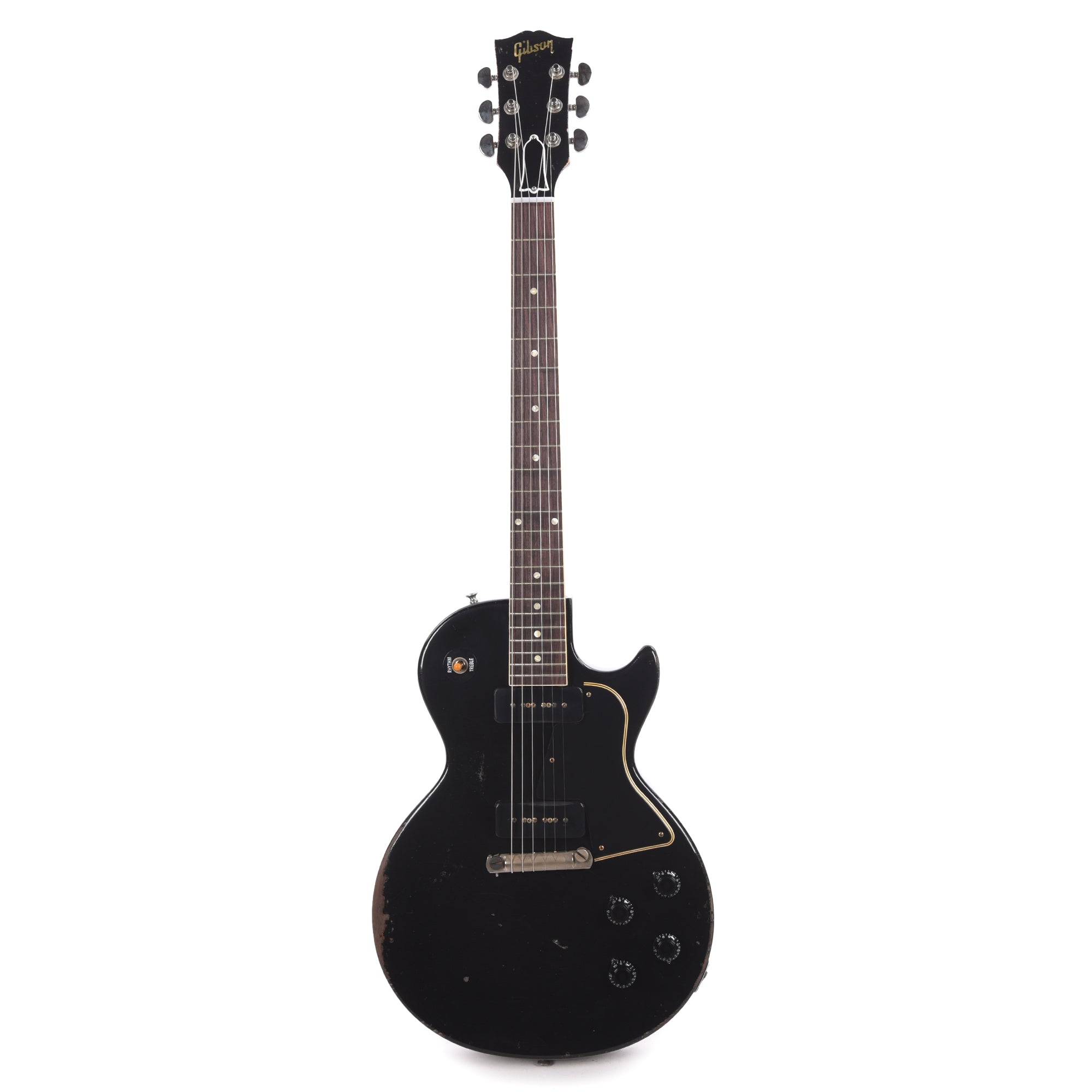Gibson Custom Shop 1957 Les Paul Special Single Cut Antique Ebony Murphy Lab Heavy Aged Electric Guitars / Solid Body