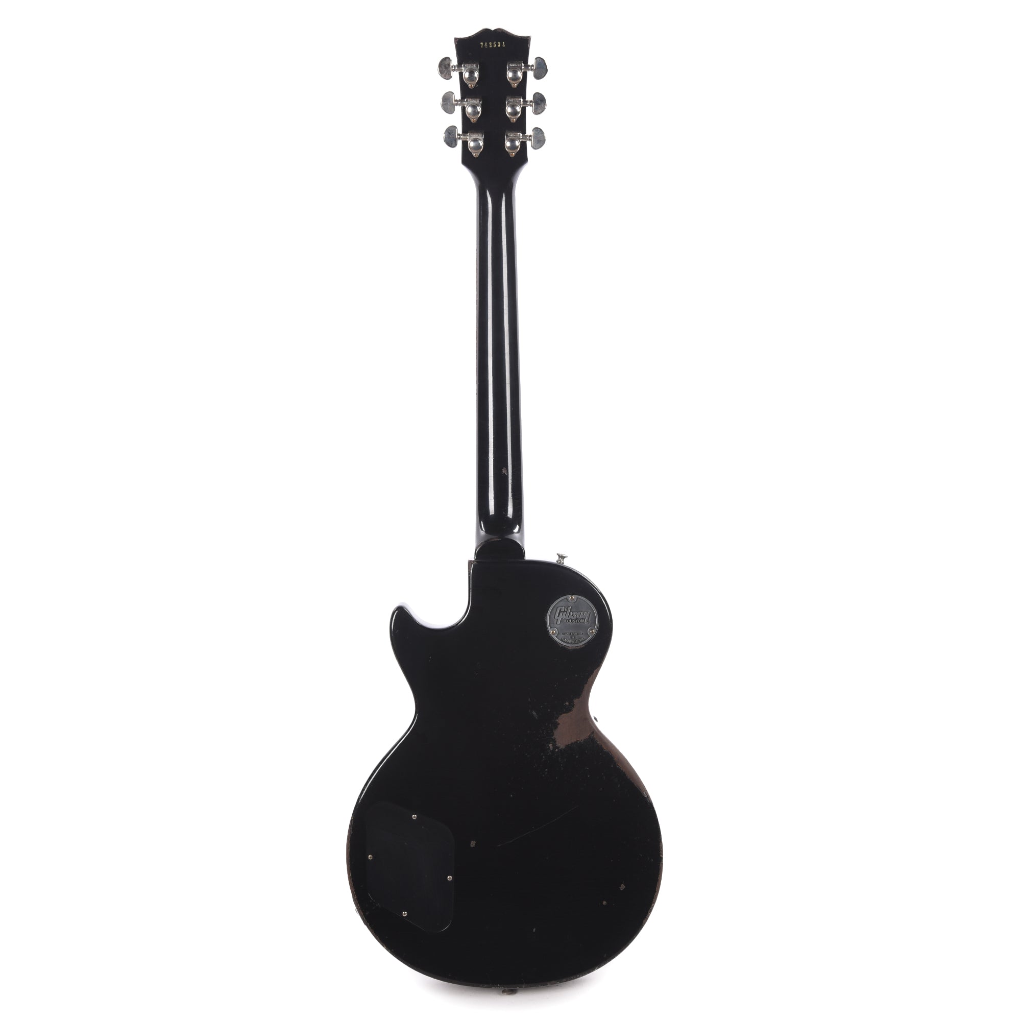 Gibson Custom Shop 1957 Les Paul Special Single Cut Antique Ebony Murphy Lab Heavy Aged Electric Guitars / Solid Body