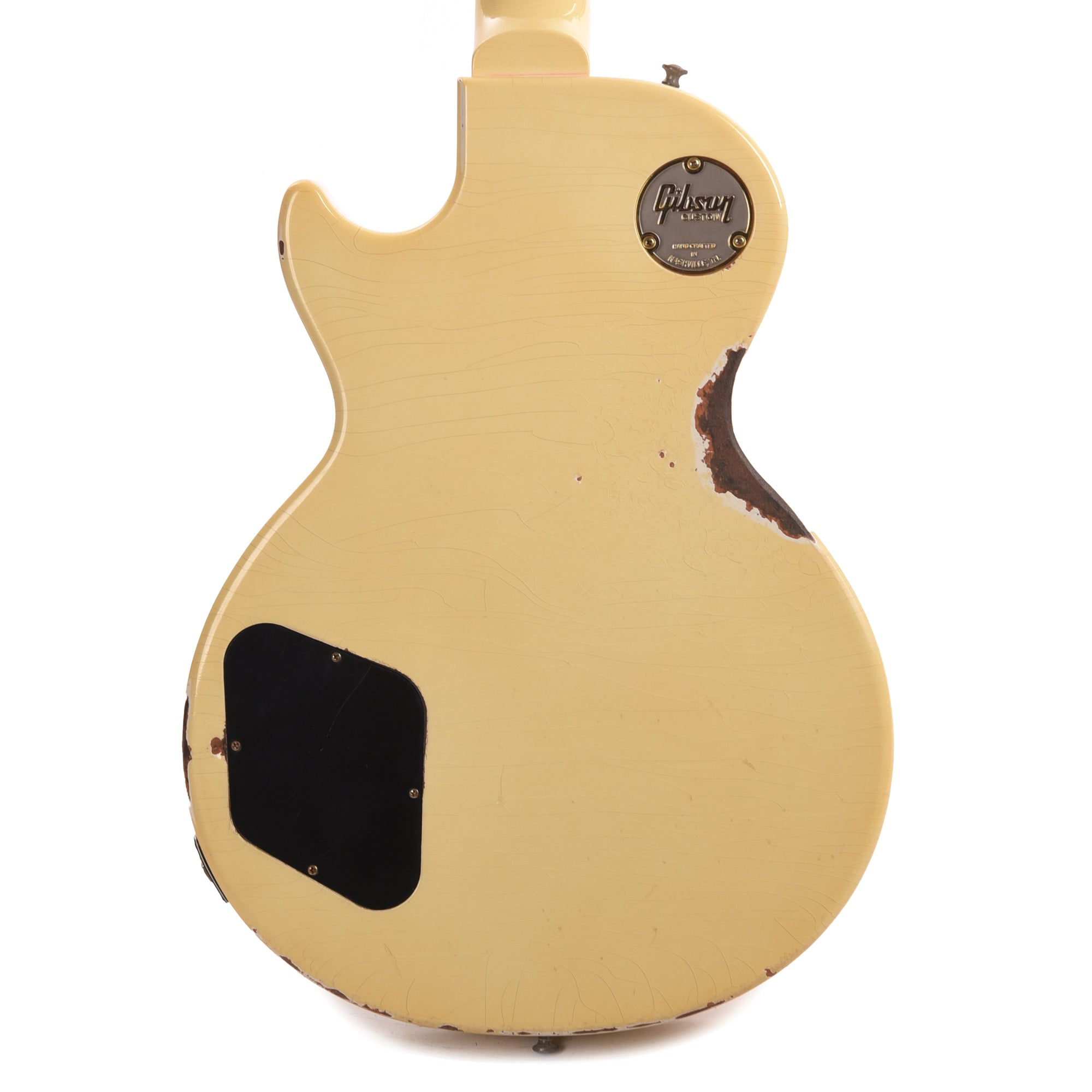 Gibson Custom Shop 1957 Les Paul Special Single Cut Antique Polaris White Murphy Lab Heavy Aged Electric Guitars / Solid Body