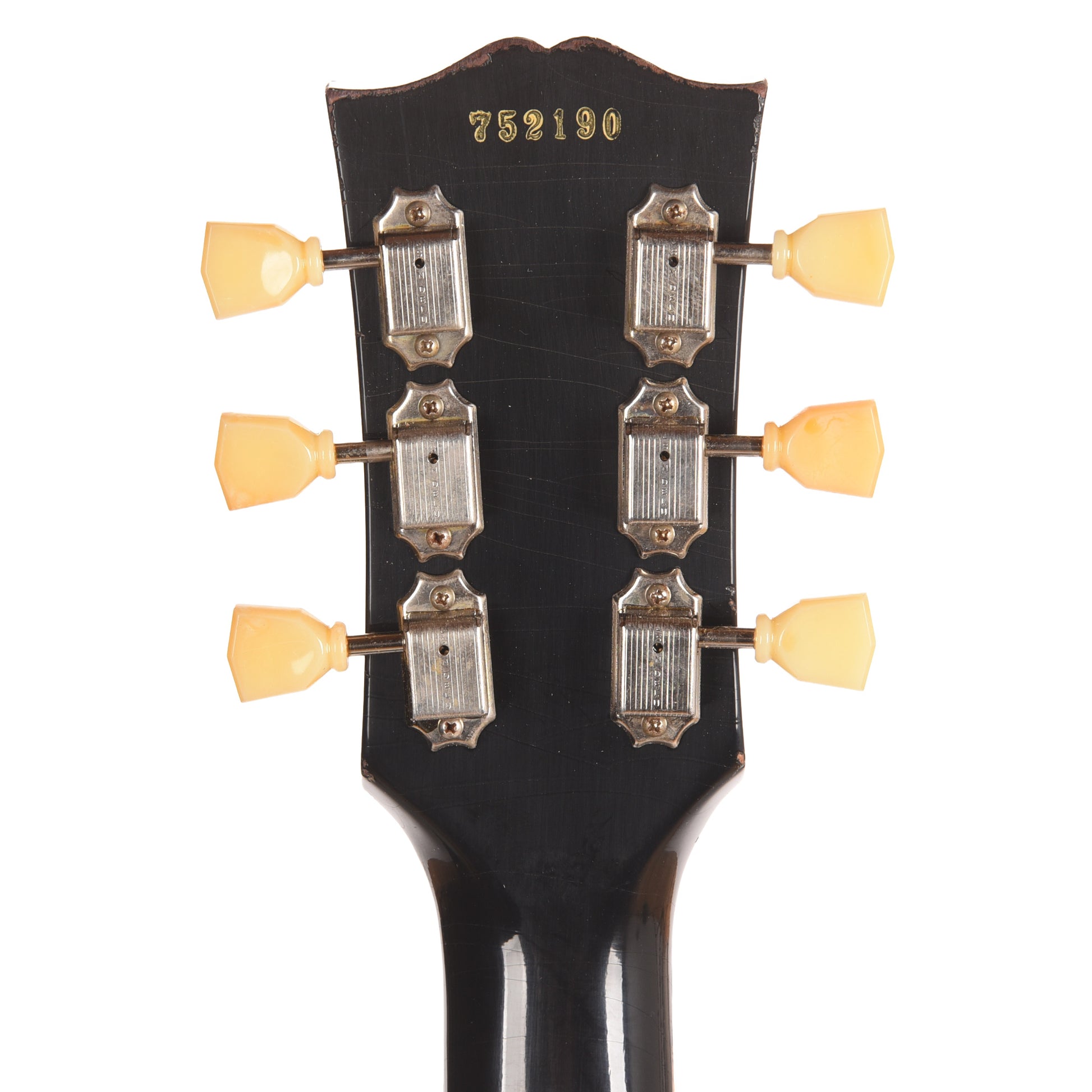 Gibson Custom Shop 1957 Les Paul Standard "CME Spec" Ebony Over Goldtop Murphy Lab Heavy Aged w/60 V2 Neck Electric Guitars / Solid Body