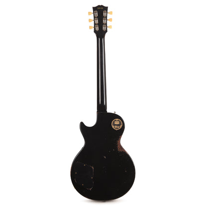 Gibson Custom Shop 1957 Les Paul Standard "CME Spec" Ebony Over Goldtop Murphy Lab Heavy Aged w/60 V2 Neck Electric Guitars / Solid Body