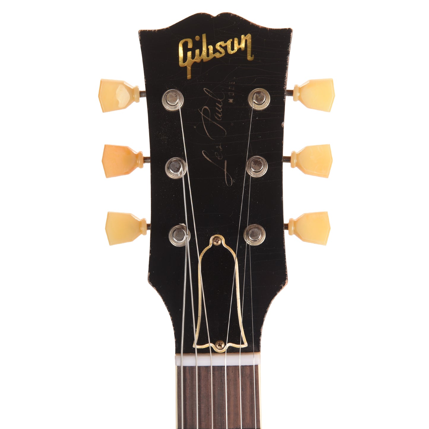 Gibson Custom Shop 1957 Les Paul Standard "CME Spec" Ebony Over Goldtop Murphy Lab Heavy Aged w/60 V2 Neck Electric Guitars / Solid Body